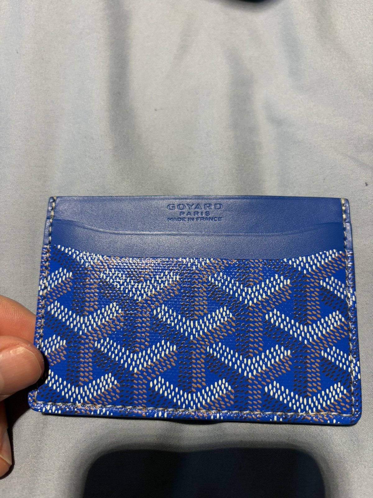 Goyard Goyard sulpice blue card holder Size ONE SIZE - 3 Thumbnail