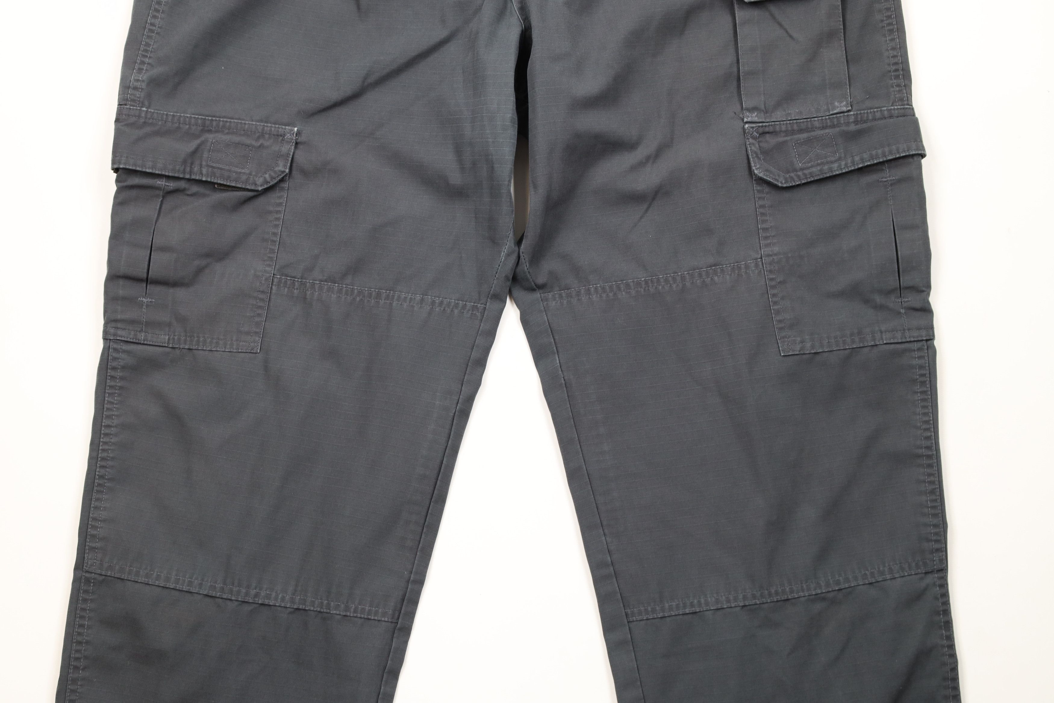 Vintage Vintage Streetwear Tactical Wide Leg Cargo Pants Gray Size US 40 / EU 56 - 3 Thumbnail