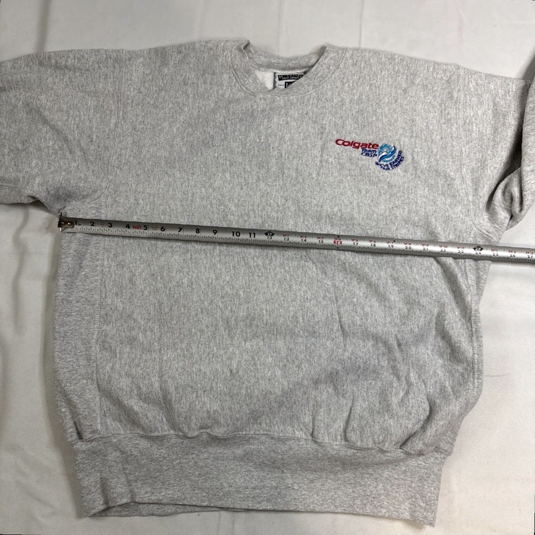 Lee VINTAGE Lee Pullover Crewneck Colgate Racing Team XL Gray Mens Sweatshirt/Xl/Gray Size US XL / EU 56 / 4 - 4 Thumbnail