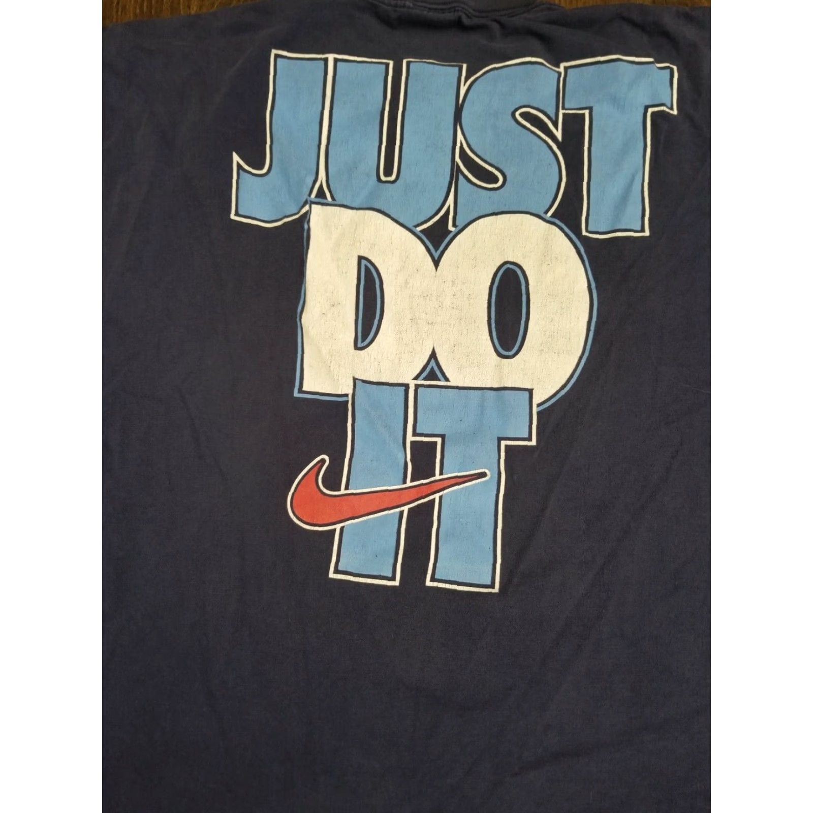 Jordan Brand VINTAGE Nike T-Shirt Men 2XL Double-Sided 90s White Tag USA Made Cotton Mens Size US XXL / EU 58 / 5 - 4 Thumbnail