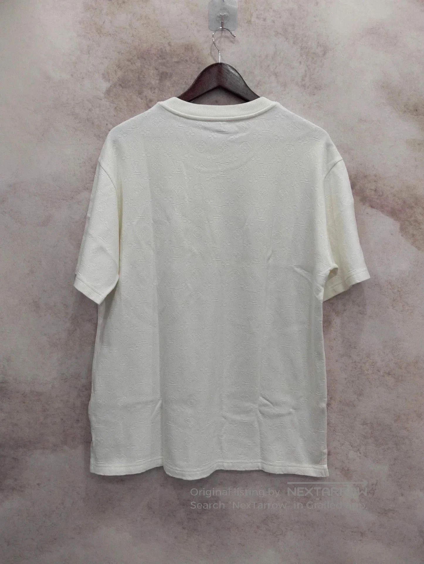 Louis Vuitton White Short-Sleeve Textured Pocket Shirt. Size US XL / EU 56 / 4 - 2 Thumbnail