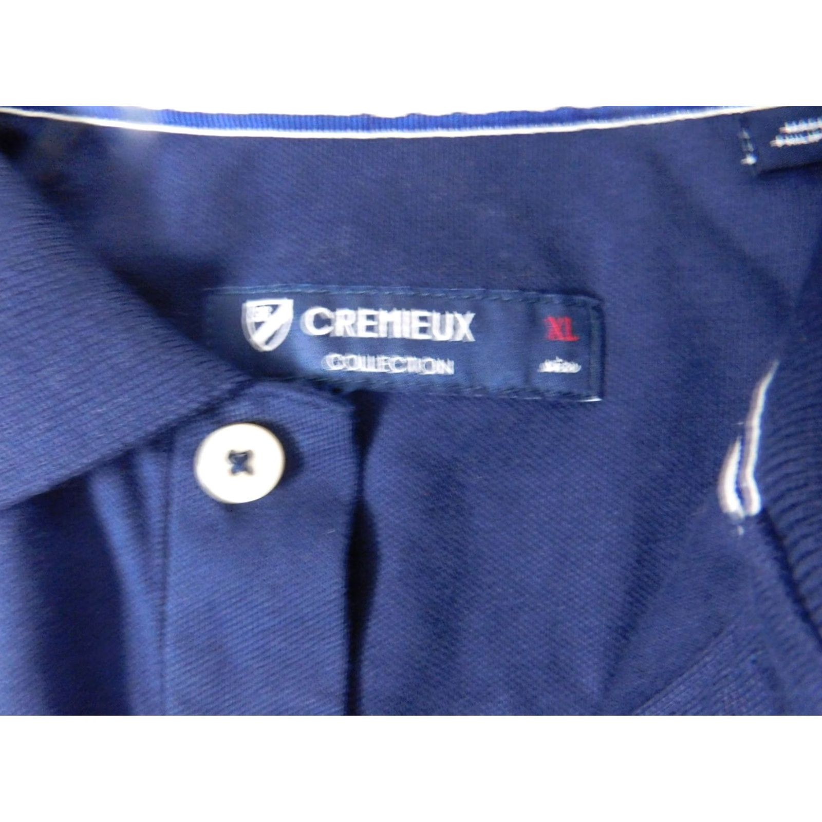 Cremieux Cremieux Polo Shirt XL Blue Short Sleeve Button-Down Collar Logo Golf Sports Collection Mens Regular Size US XL / EU 56 / 4 - 6 Thumbnail