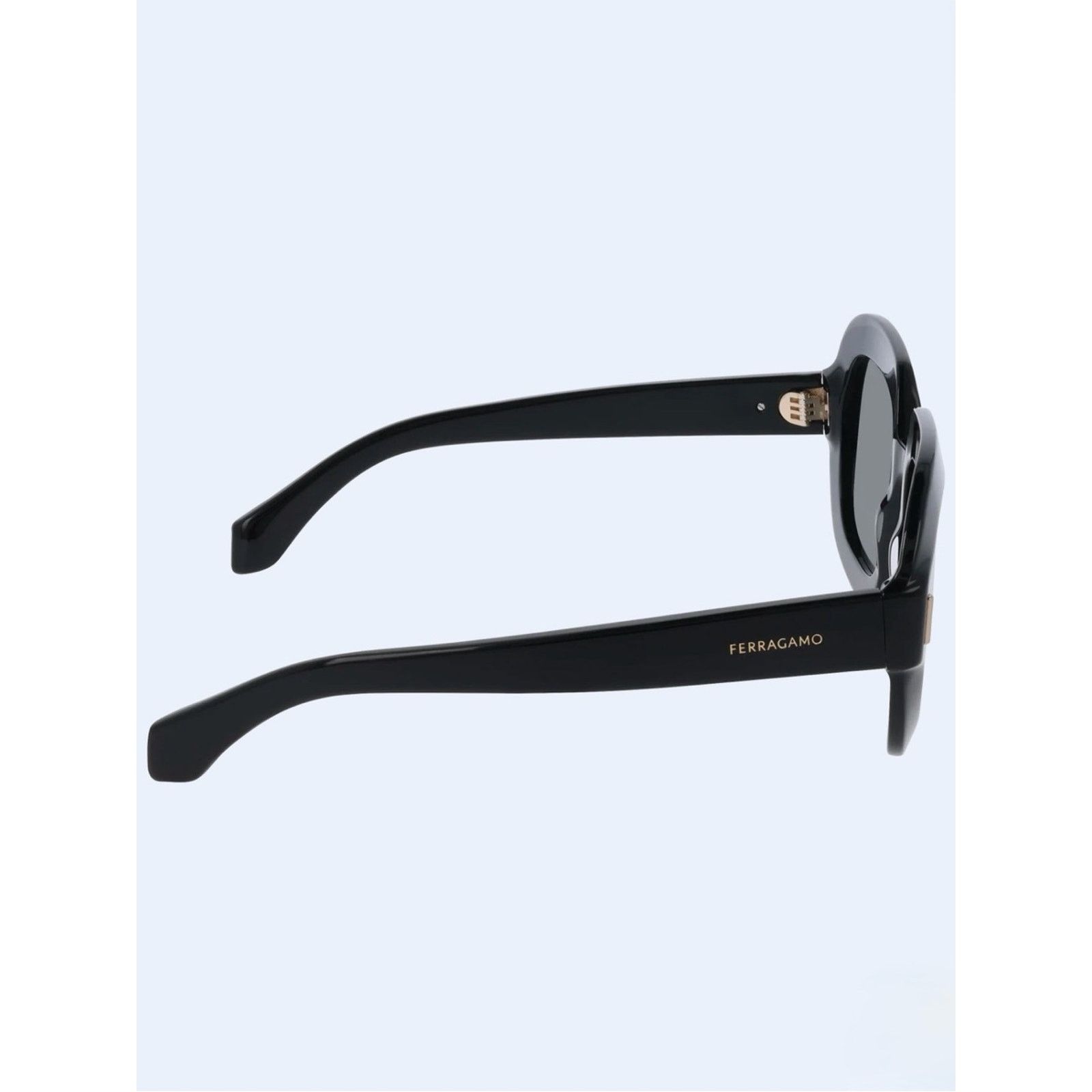 Salvatore Ferragamo New Salvatore Ferragamo SF2068SE 001 Women's Black Square Size ONE SIZE - 4 Thumbnail
