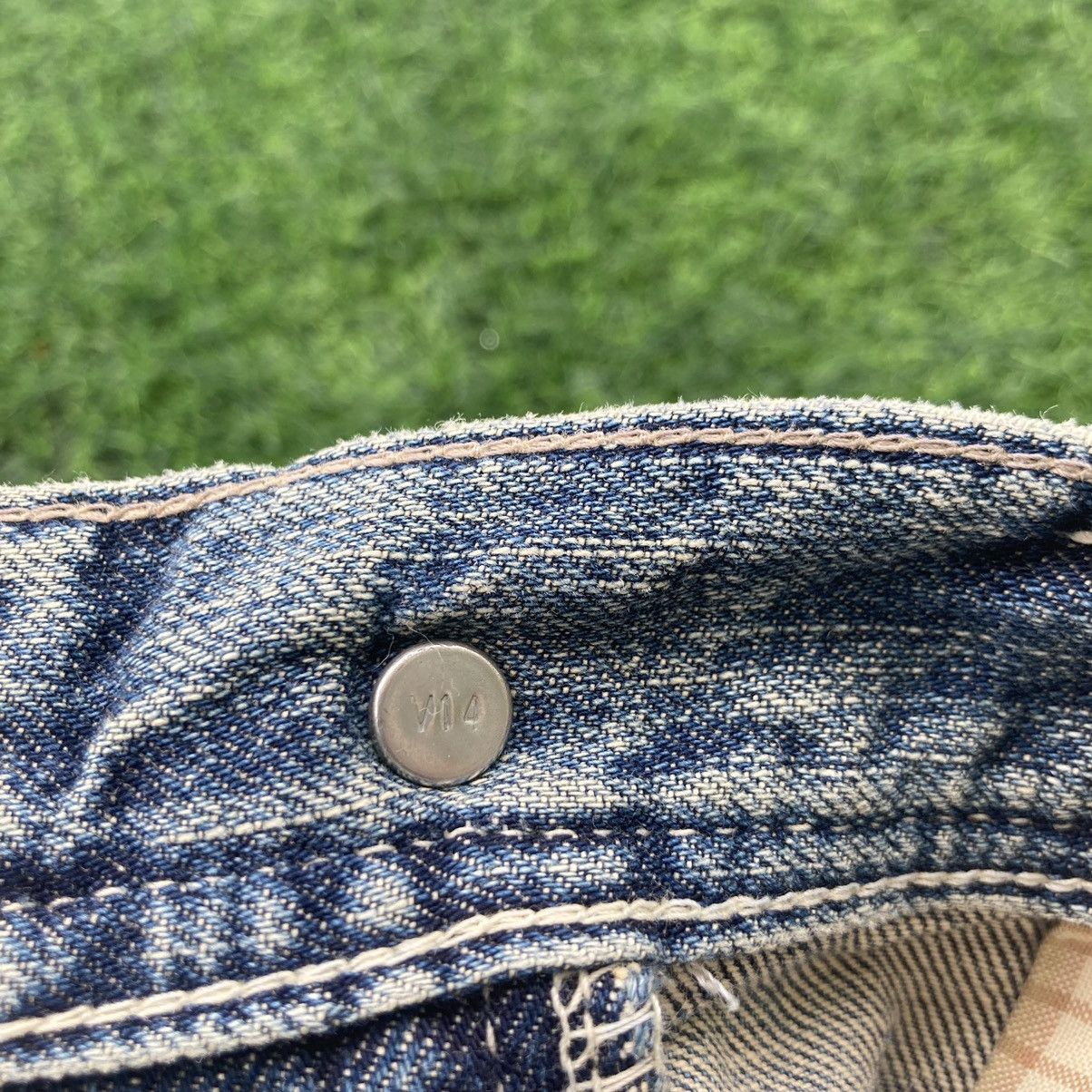 Levi's LEVI’S ORIGINAL RIVETED PATCHWORK JEANS Size US 31 - 17 Thumbnail