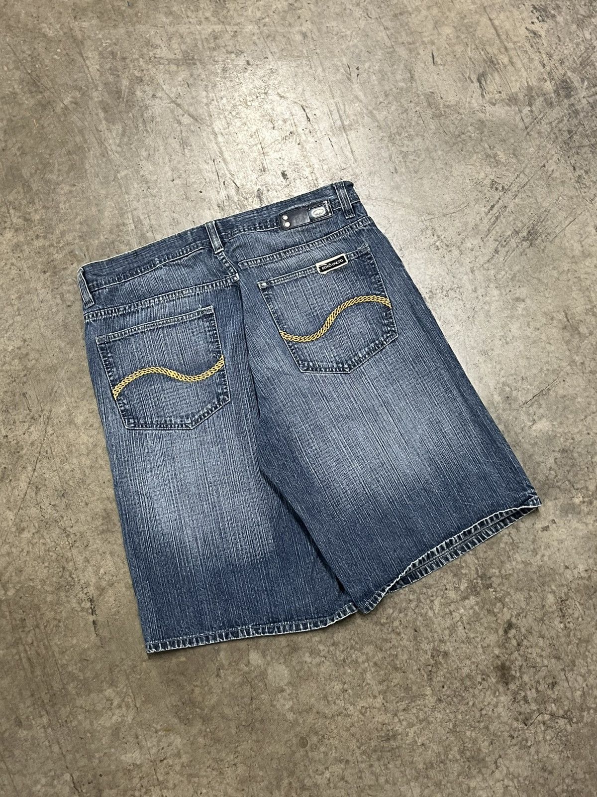 Ecko Unltd. × Vintage Y2K baggy fit jorts Ecko vintage streetwear hype rare skater Size US 36 / EU 52 - 1 Thumbnail