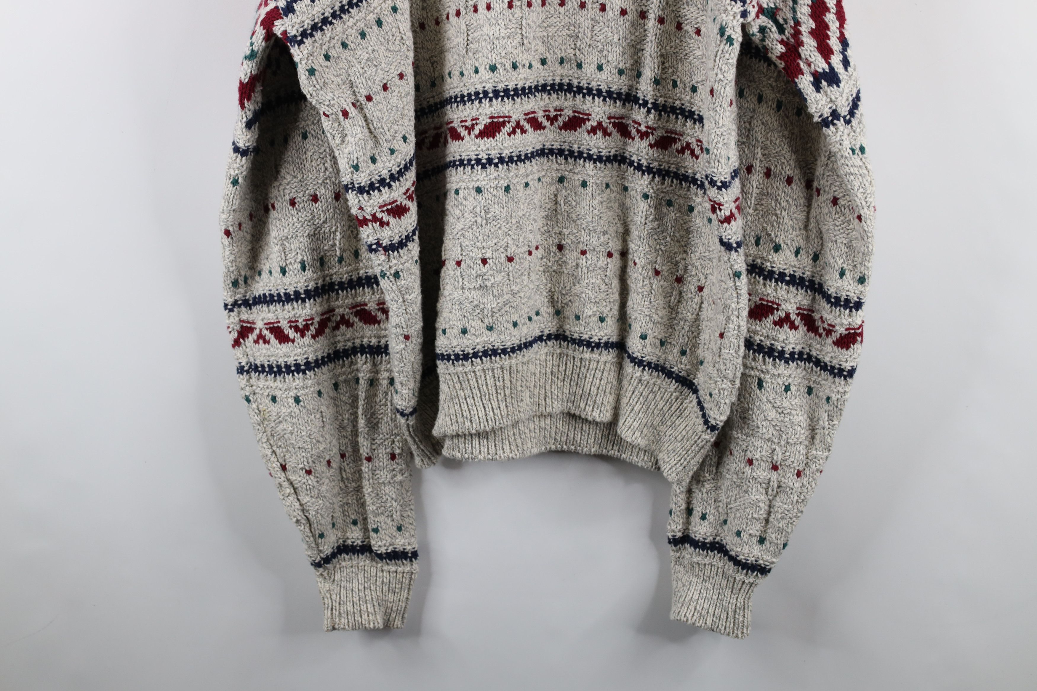 Vintage Vintage 90s Streetwear Southwestern Fair Isle Sweater Size US XL / EU 56 / 4 - 13 Thumbnail