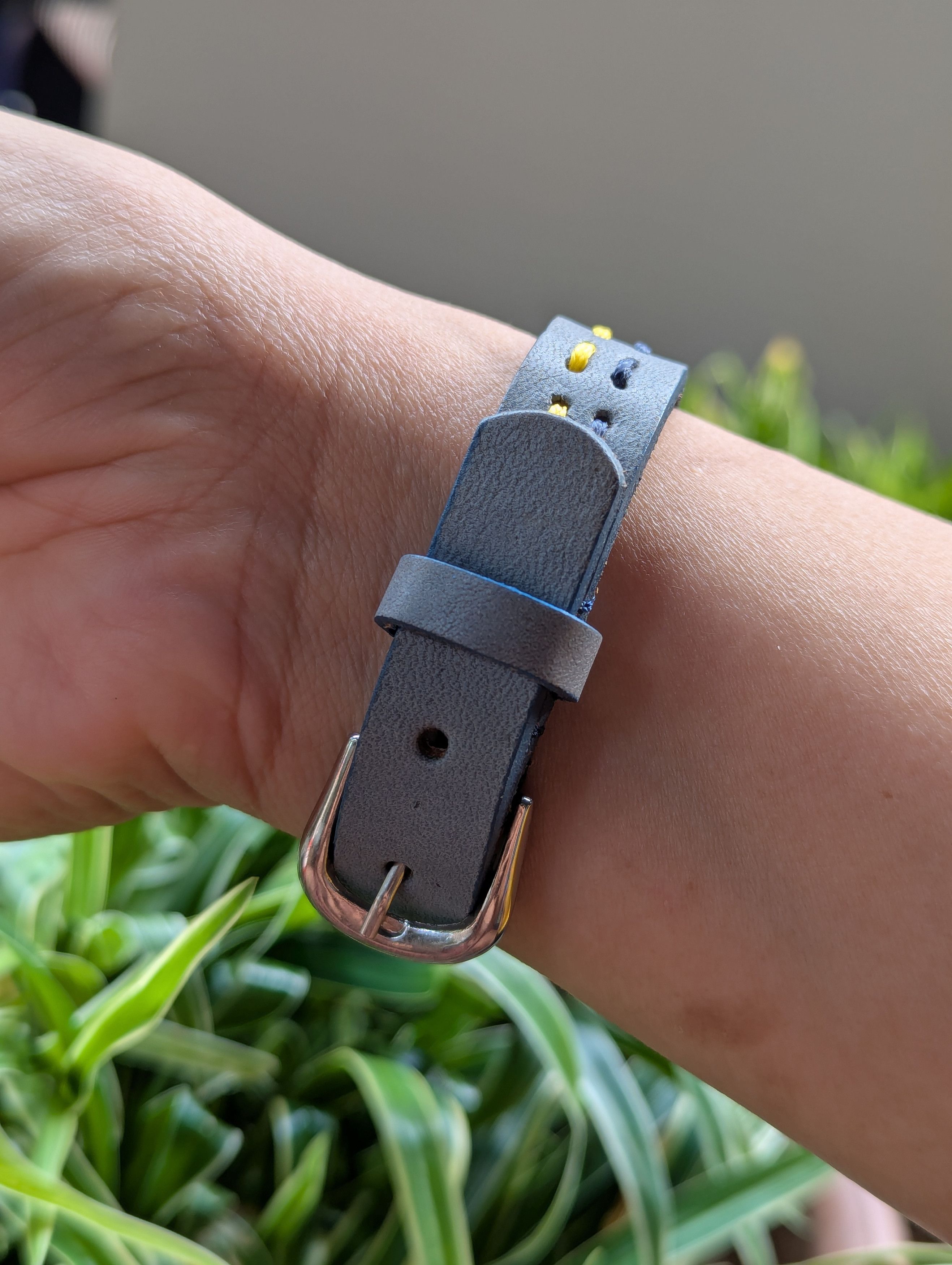 Leather Blue Leather Bracelet Size ONE SIZE - 3 Thumbnail