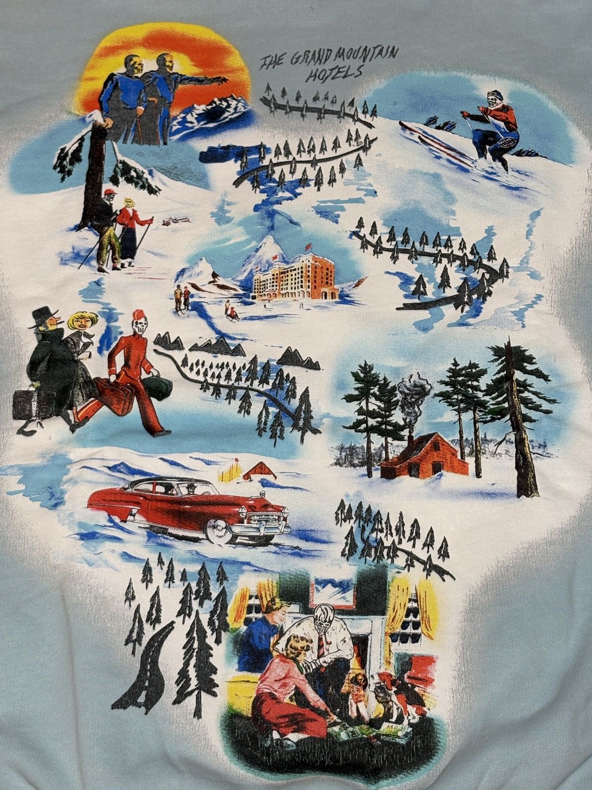 Warren Lotas 2023 Warren Lotas “The Grand Mountain Hotels” Hoodie Size M Size US M / EU 48-50 / 2 - 5 Thumbnail