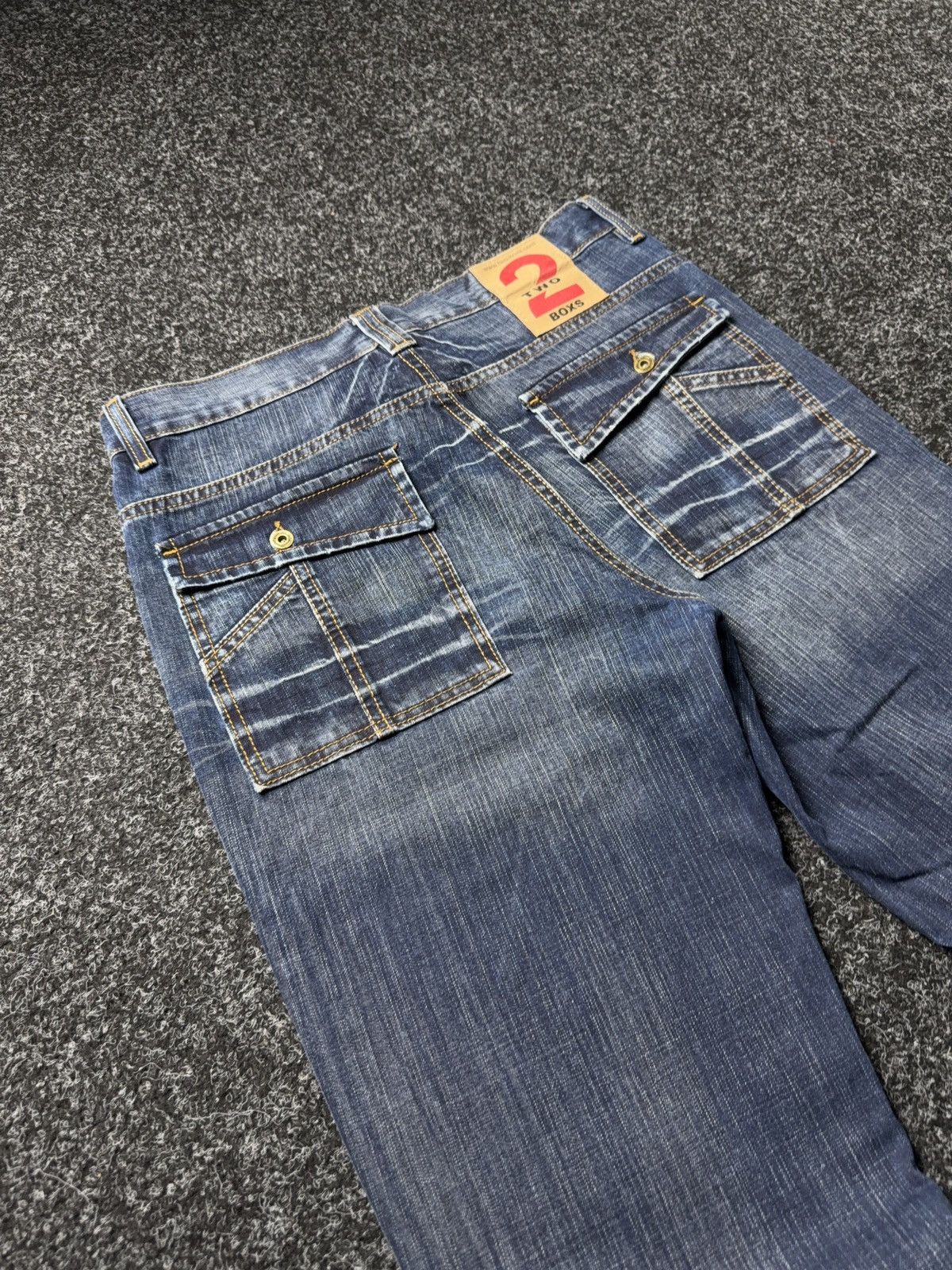 Japanese Brand Avant-garde 00s Retro Vintage baggy Japanese Y2K Denim pants Size US 33 - 14 Thumbnail