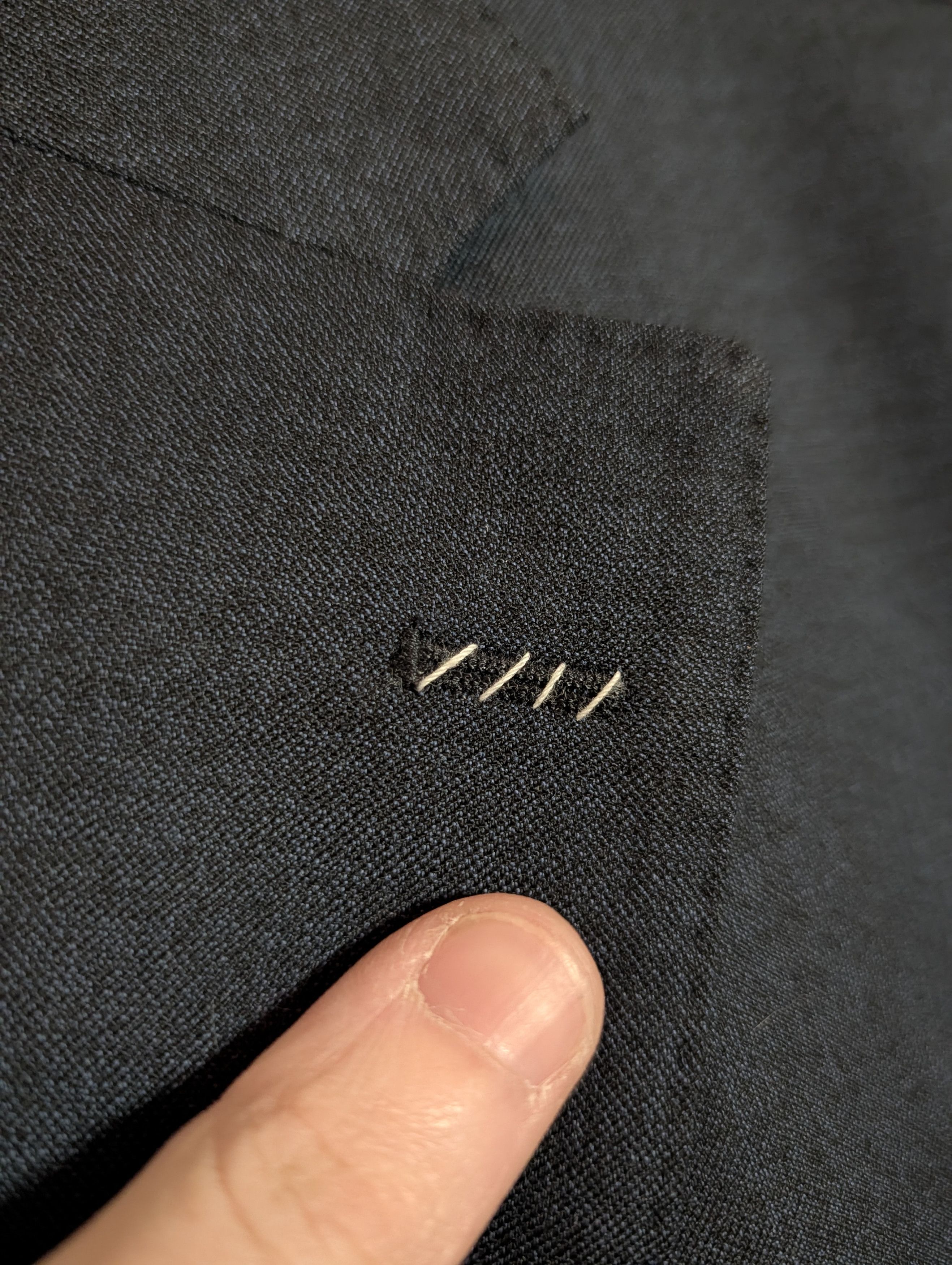 Massimo Dutti Pure Italian Super 130s wool NWT blue jacket blazer Size 46R - 3 Thumbnail
