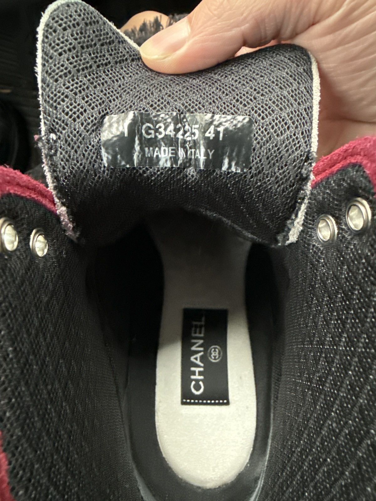 Chanel Chanel Hi Top Trainers Size US 8 / EU 41 - 8 Thumbnail