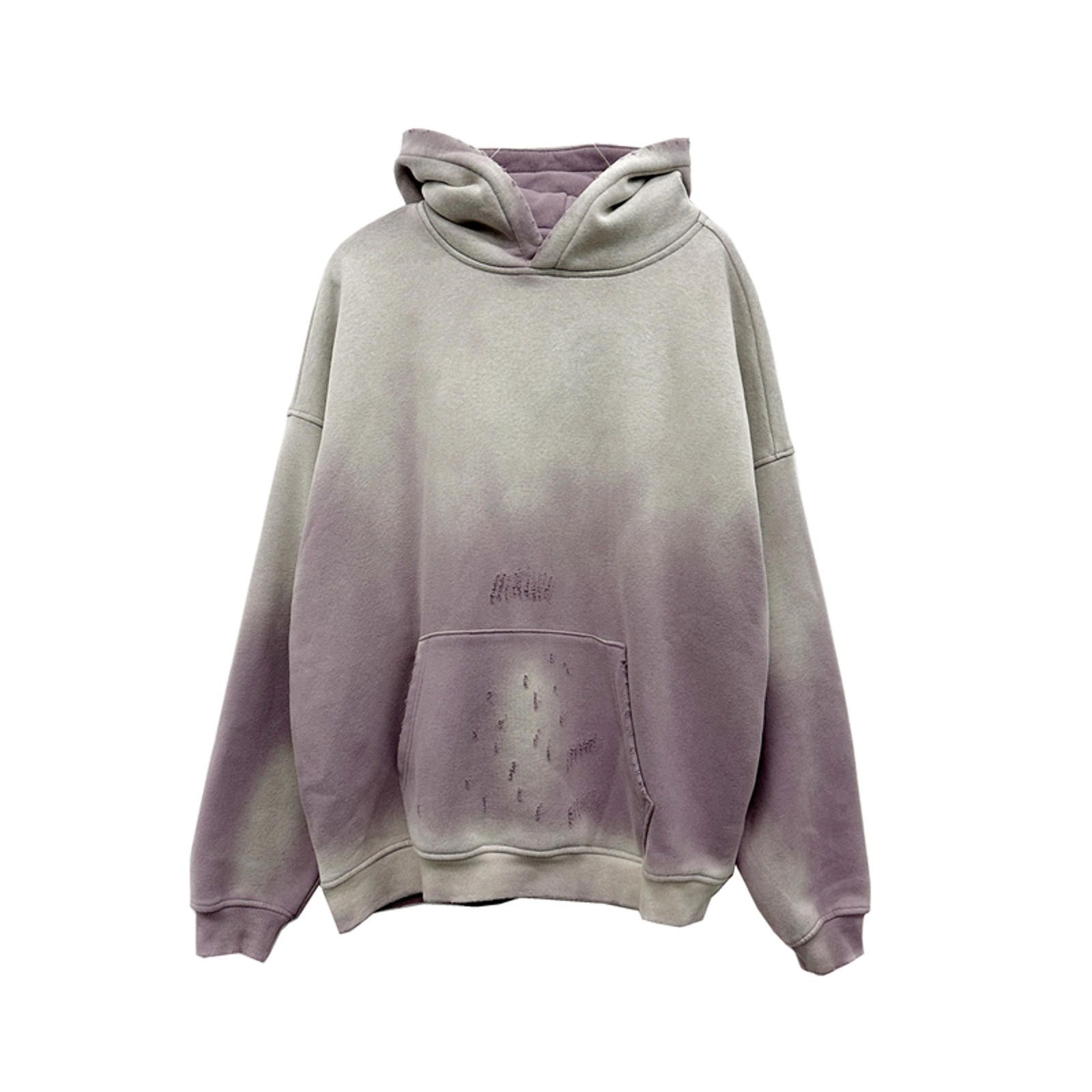 Other Trendy Purple Ombre Gradient Vibe Distressed Hoodie Size US L / EU 52-54 / 3 - 5 Thumbnail