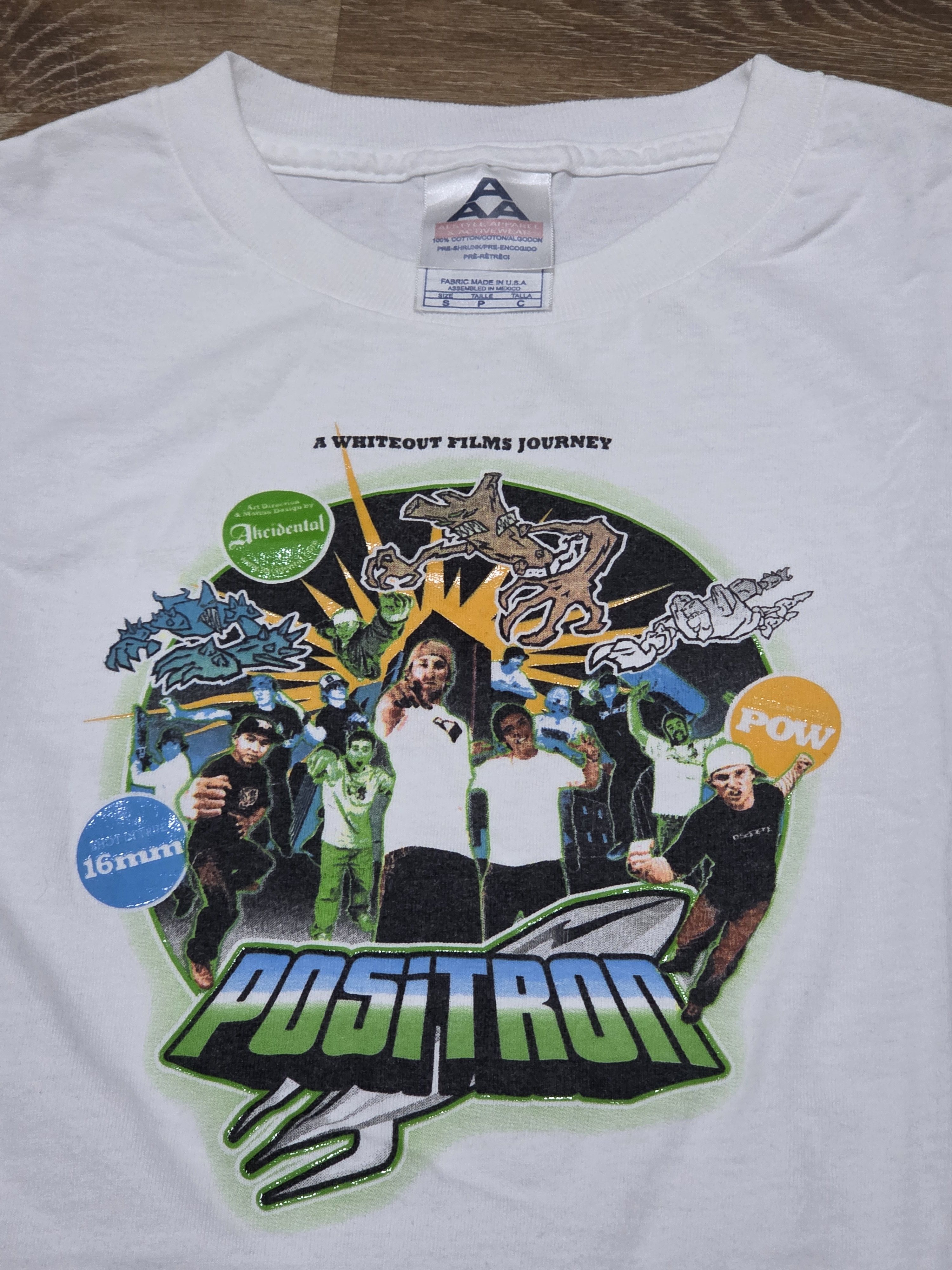 Vintage Vintage POSITRON Whiteout Films Movie OG Board Promo T Shirt Size US S / EU 44-46 / 1 - 3 Thumbnail