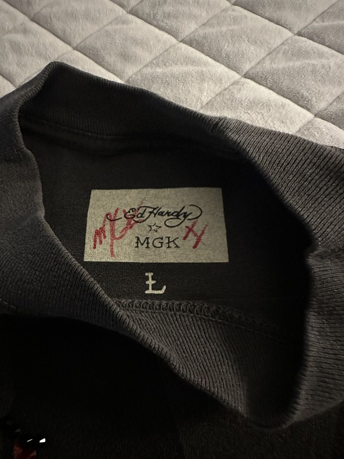 Ed Hardy Signed MGK x Ed Hardy ComplexCon Exclusive Tee Size US L / EU 52-54 / 3 - 2 Thumbnail