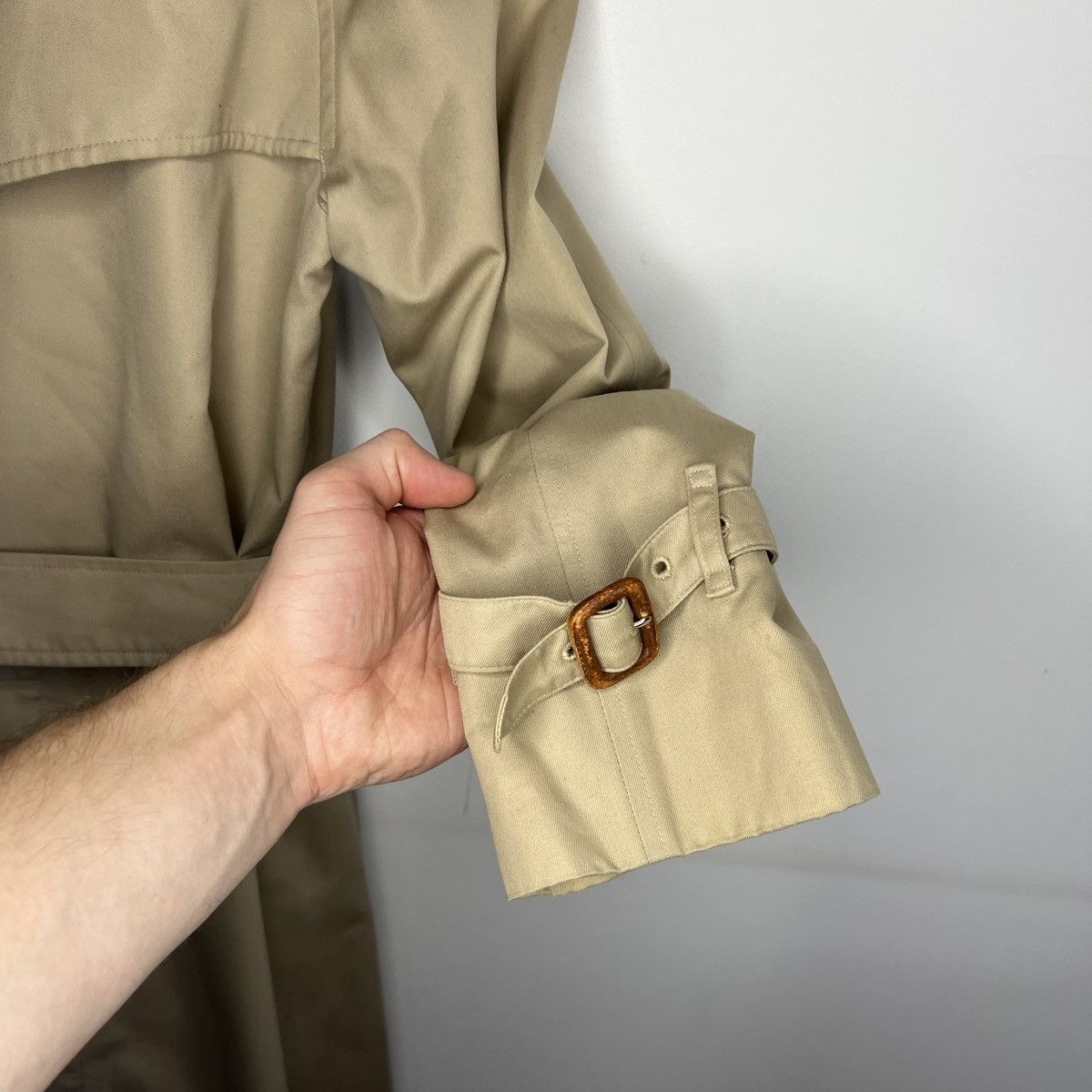Burberry Vintage Burberry Trench Coat 90s Nova Check Beige Belted Size M / US 6-8 / IT 42-44 - 9 Thumbnail