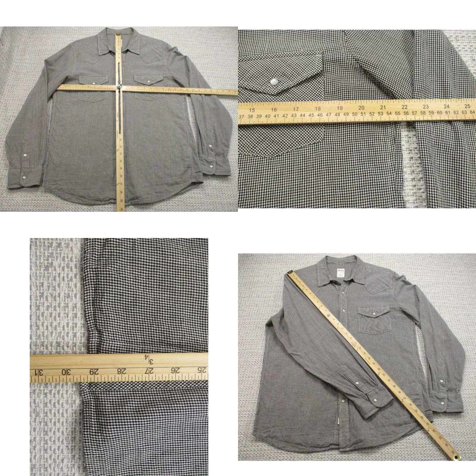 Vintage Shirts by AG Adriano Goldschmied Shirt Mens Large Long Sleeve Button Up Size US S / EU 44-46 / 1 - 9 Thumbnail