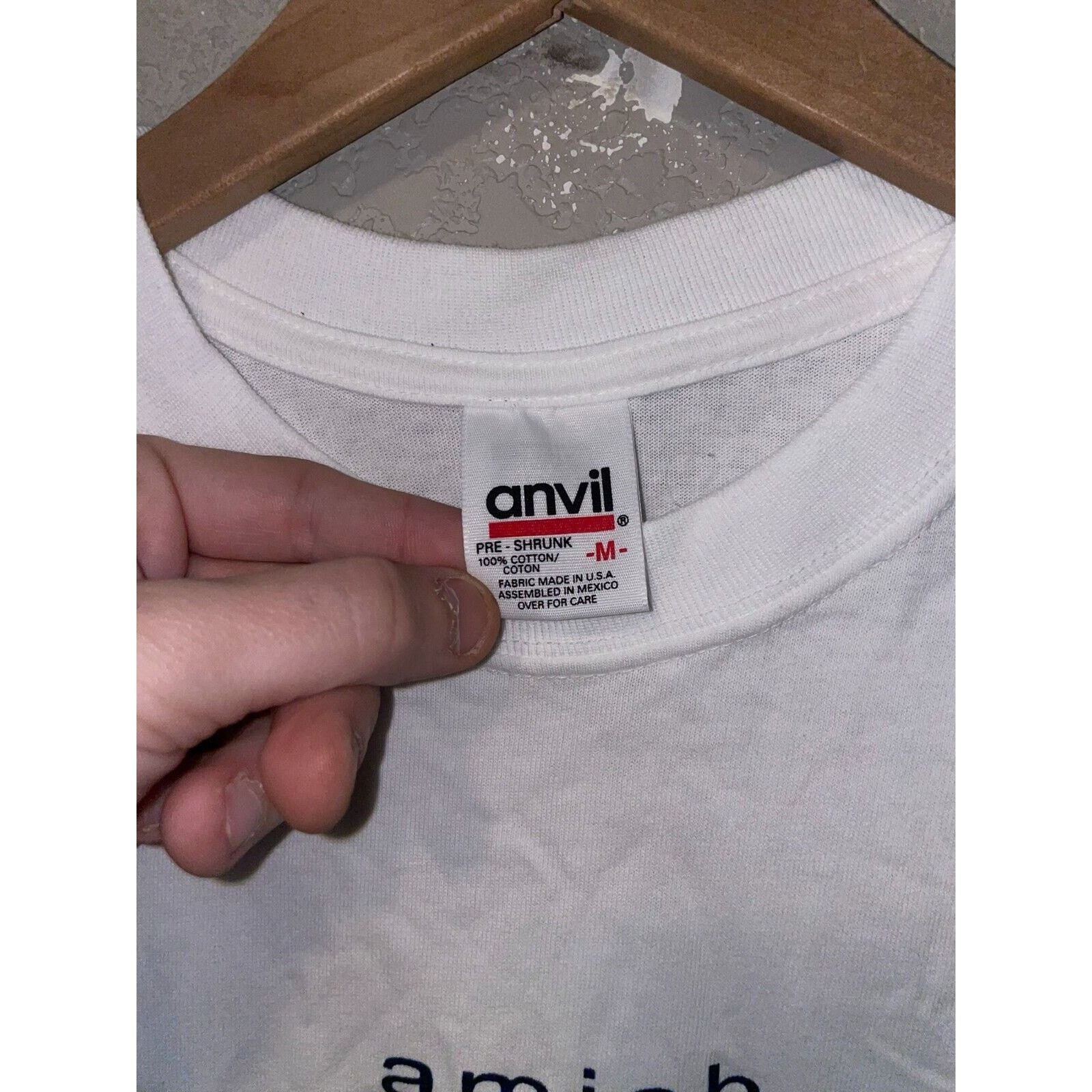 Anvil Vintage Amish Country Shirt Anvil USA White Medium Tee Size US M / EU 48-50 / 2 - 5 Thumbnail