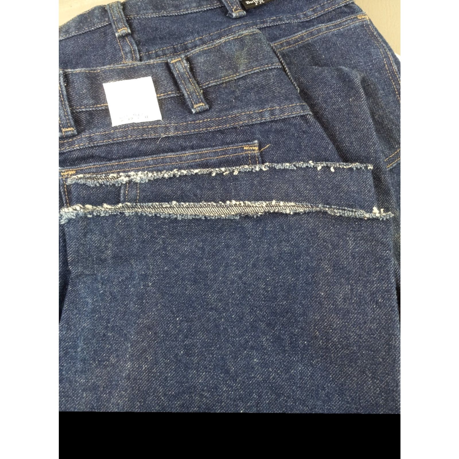 Vintage VINTAGE Bulwark Pants Men's Flame-Resistant FR Work Blue Jeans 32L Made In USA Read Size US 32 / EU 48 - 5 Thumbnail