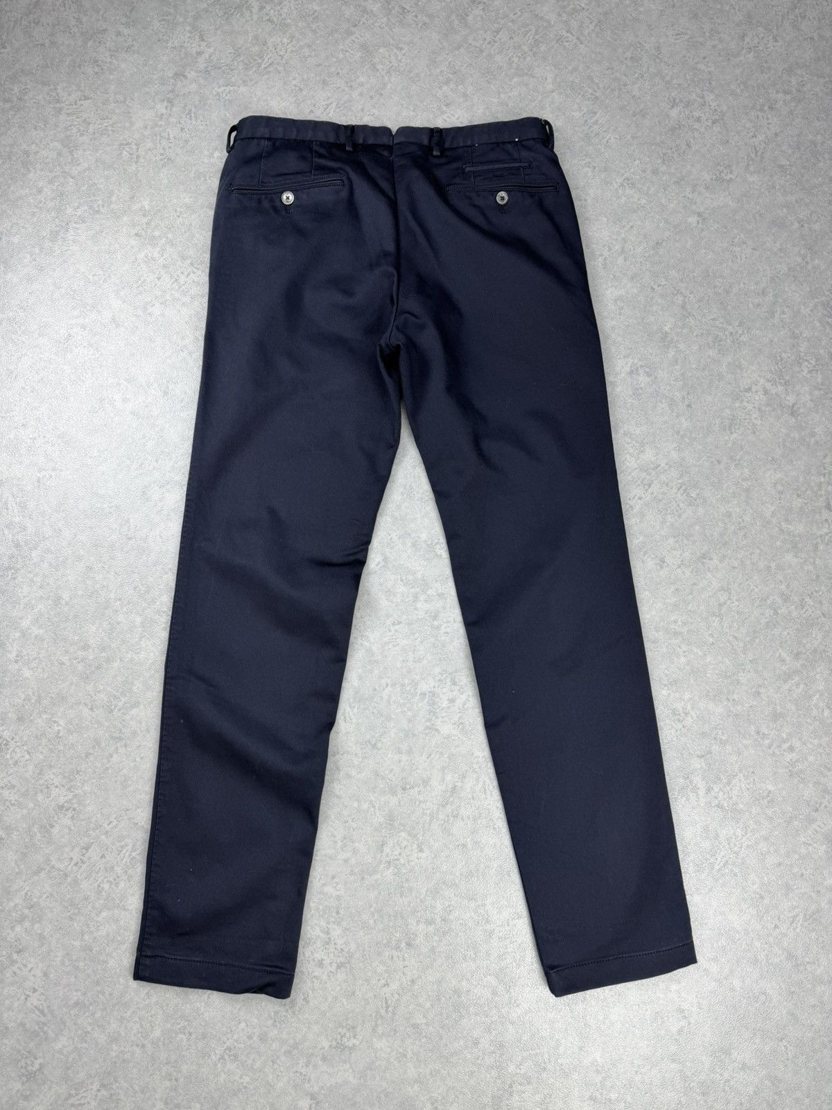 PT Torino PT Torino Superslim Fit Stretch Chino Pants Navy Blue 46 Size US 31 - 10 Thumbnail