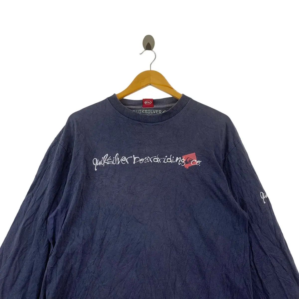 Quiksilver Vintage QUIKSILVER SURF Board Riding Natural Tee Shirt Size US L / EU 52-54 / 3 - 2 Thumbnail