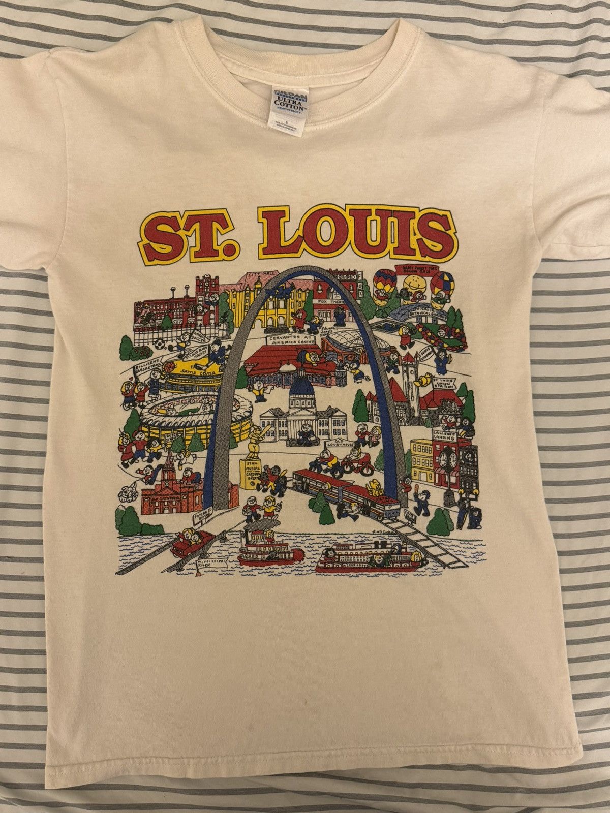 Vintage Vintage 90s St Louis graphic shirt Size US S / EU 44-46 / 1 - 1 Thumbnail