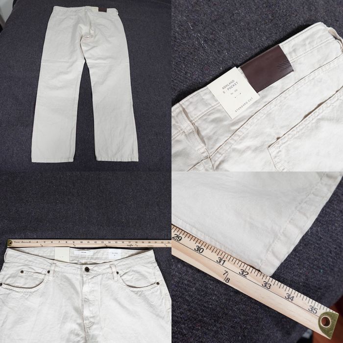 Billy Reid Billy Reid Ashland Cotton Linen Pants Mens Size 40x33 5