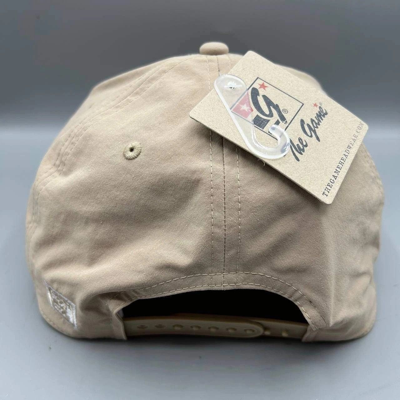 The Game Jackson Hole Hat Men Beige Embroidered The Game Snap Back Size ONE SIZE - 4 Thumbnail