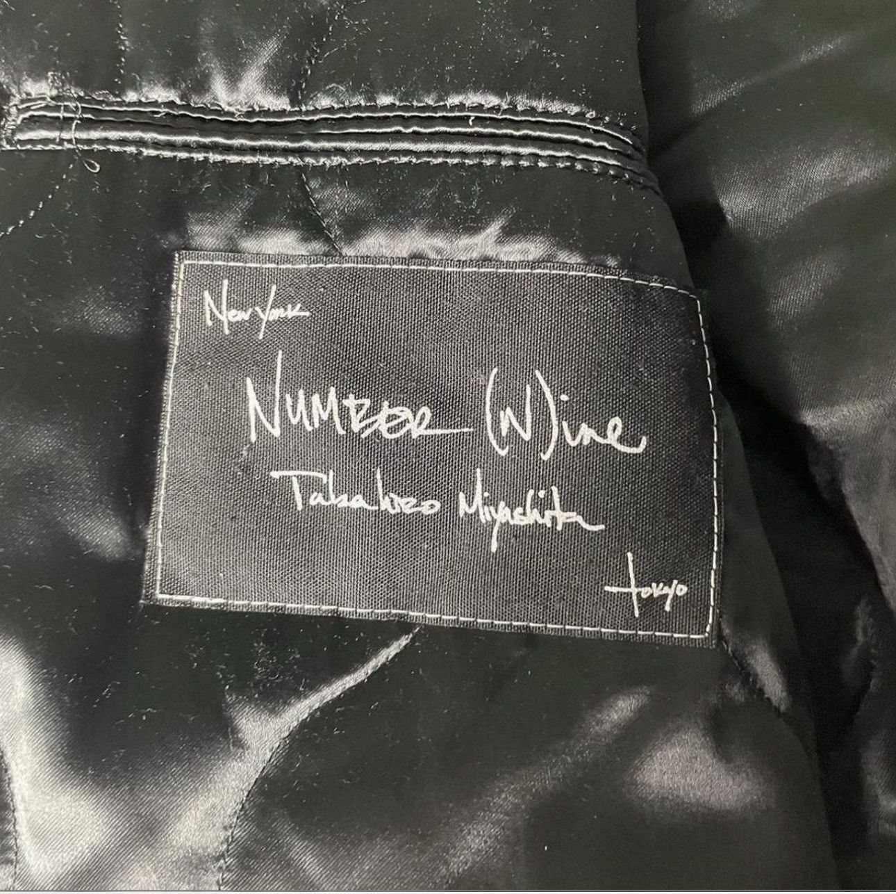 Number (N)ine Number (N)ine AW04 Tribal Bondage MA-1 Bomber Size US L / EU 52-54 / 3 - 5 Thumbnail
