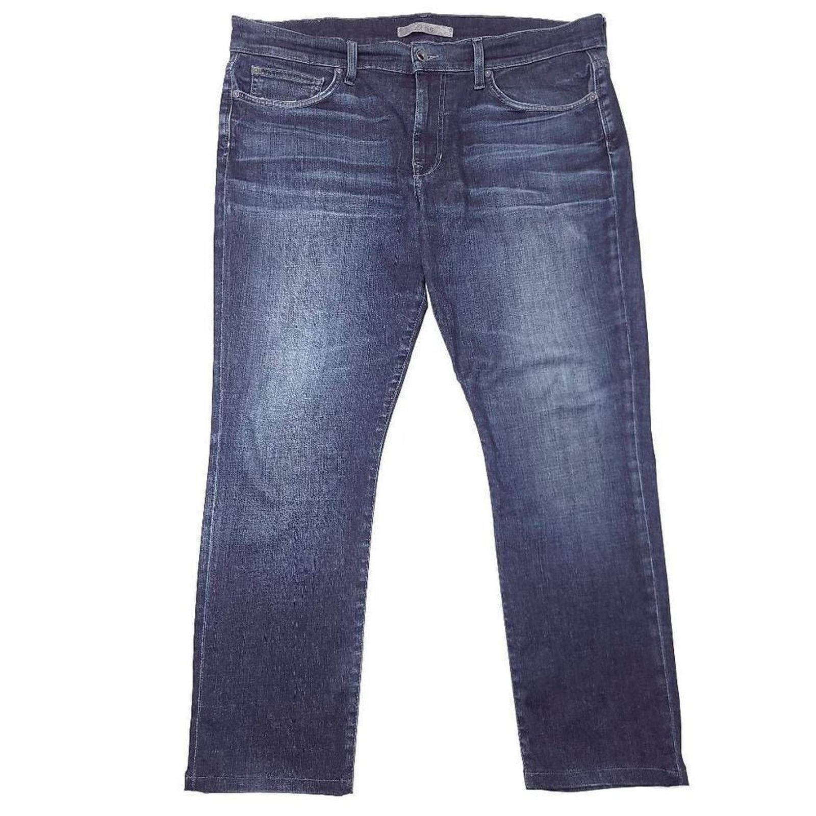 Joe's Joes Jeans Slim Fit Mens 36x28 Blue Dark Wash Denim Mid Rise Size US 36 / EU 52 - 1 Thumbnail