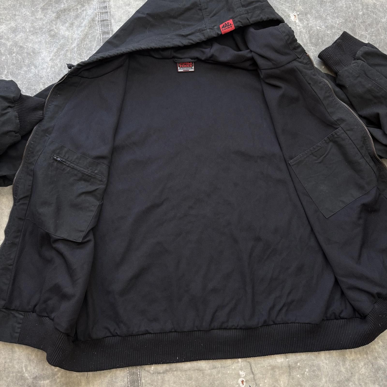 Vintage Vintage Y2K Mac Tools Embroidered Fire Skulls Canvas Jacket Size US XXL / EU 58 / 5 - 7 Thumbnail