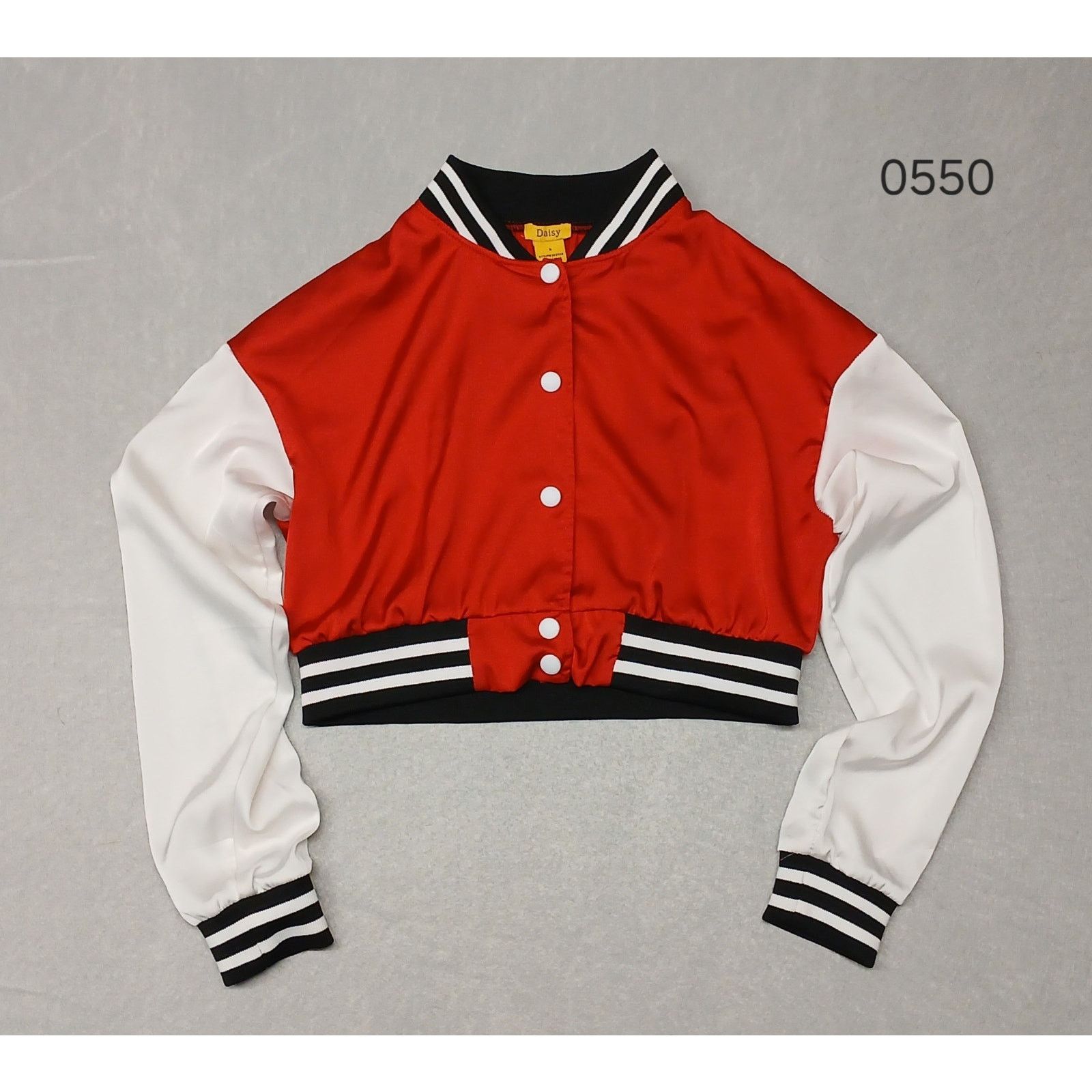 Other Daisy (Small) Multicolor Polyester Crop Varsity Light Jacket Size S / US 4 / IT 40 - 1 Thumbnail