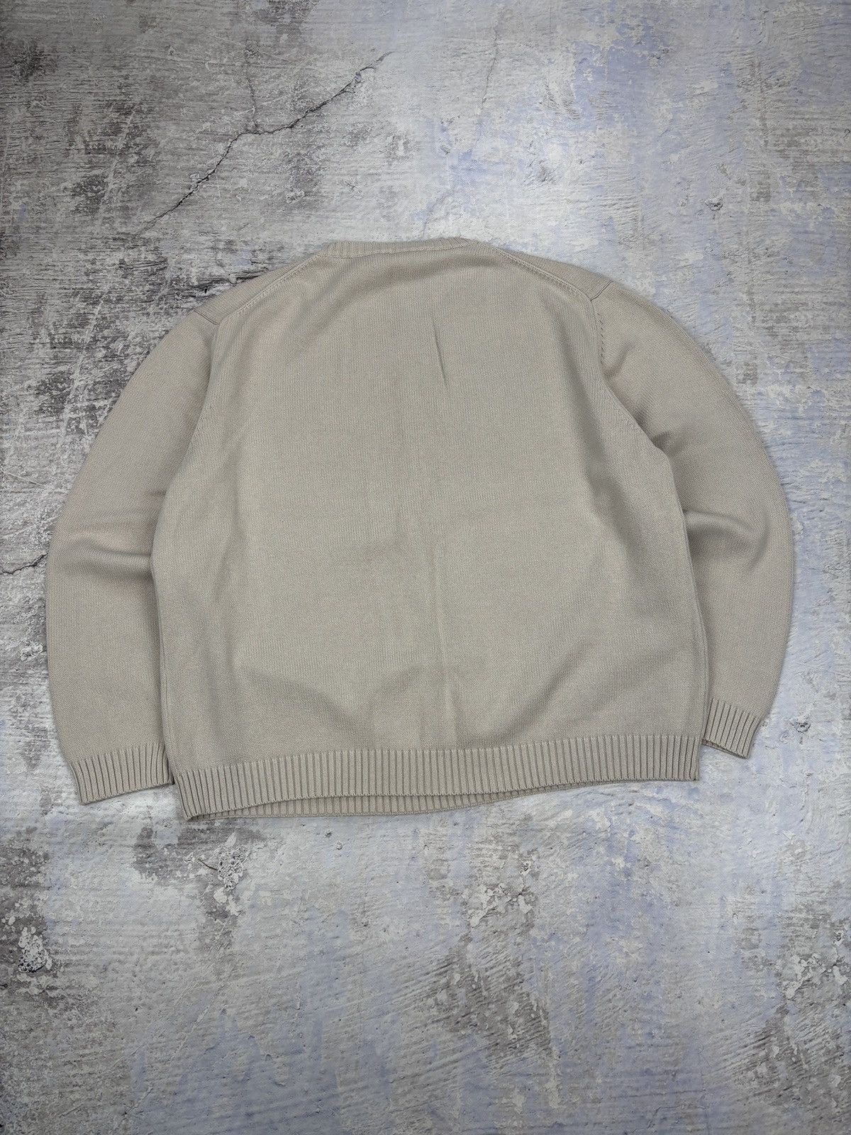 Yves Saint Laurent Yves Saint Laurent YSL knit sweater beige mens rare y2k Size US XXL / EU 58 / 5 - 7 Thumbnail