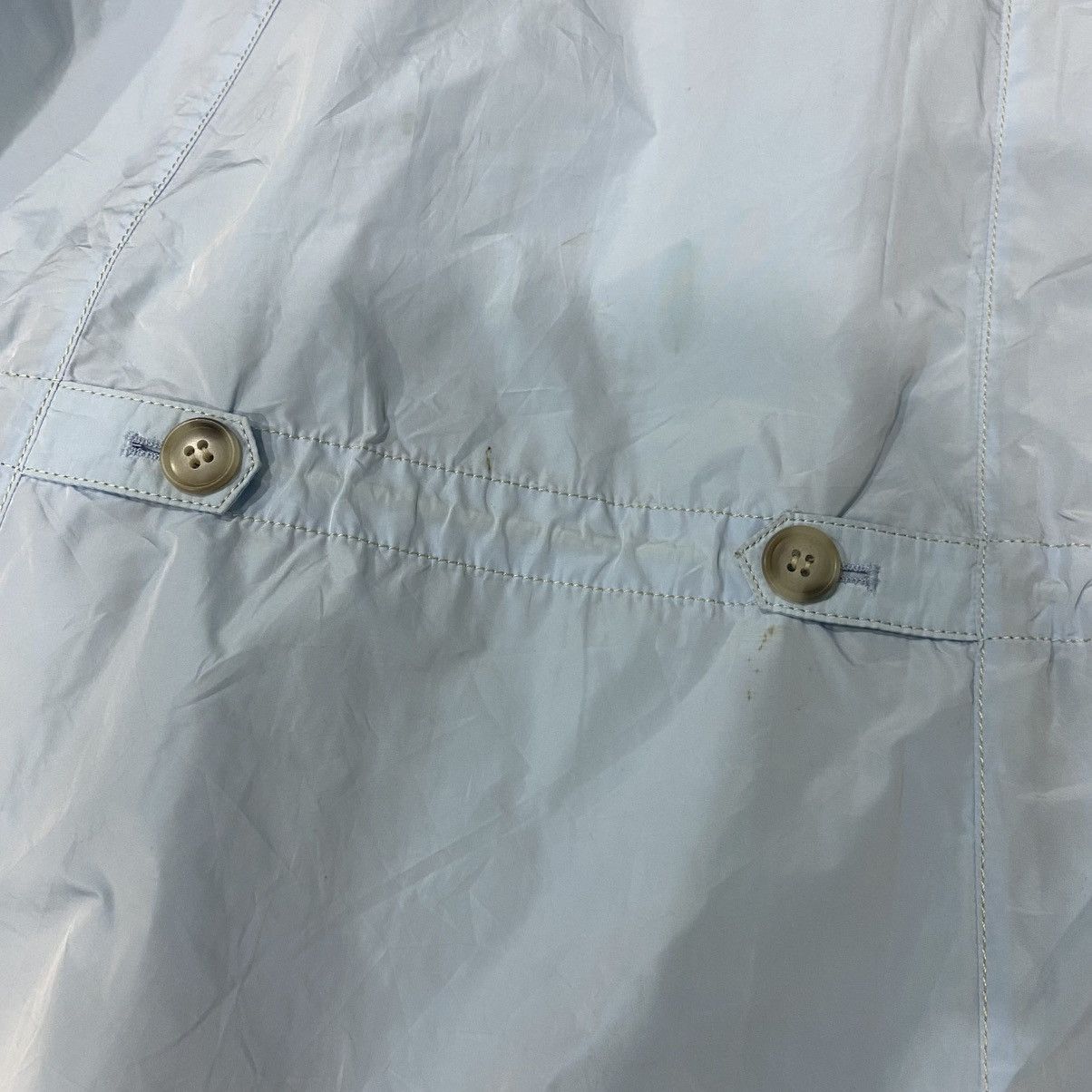 Burberry Prorsum Vintage Burberrys Light Blue Windbreaker Made In UK Size US L / EU 52-54 / 3 - 15 Thumbnail