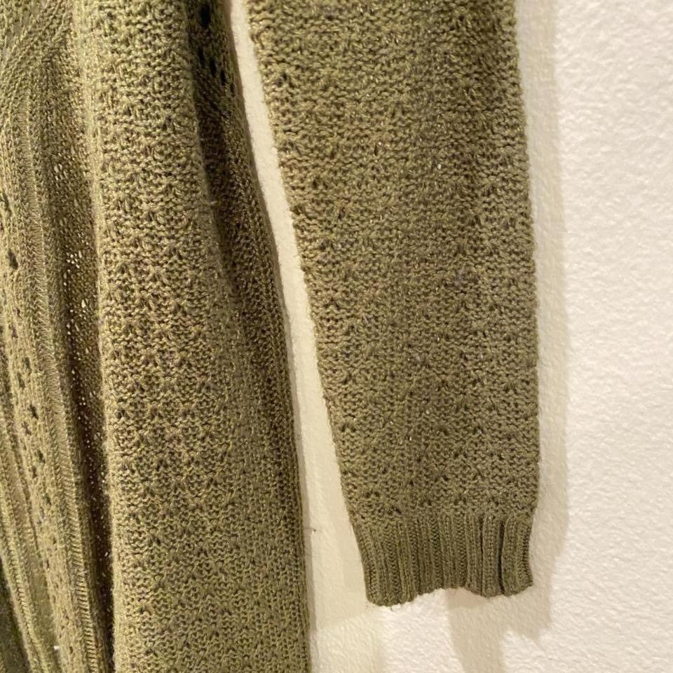 Arizona Jean Co. Arizona Jean Company Dark Green Knit Cardigan Size XS / US 0-2 / IT 36-38 - 7 Thumbnail