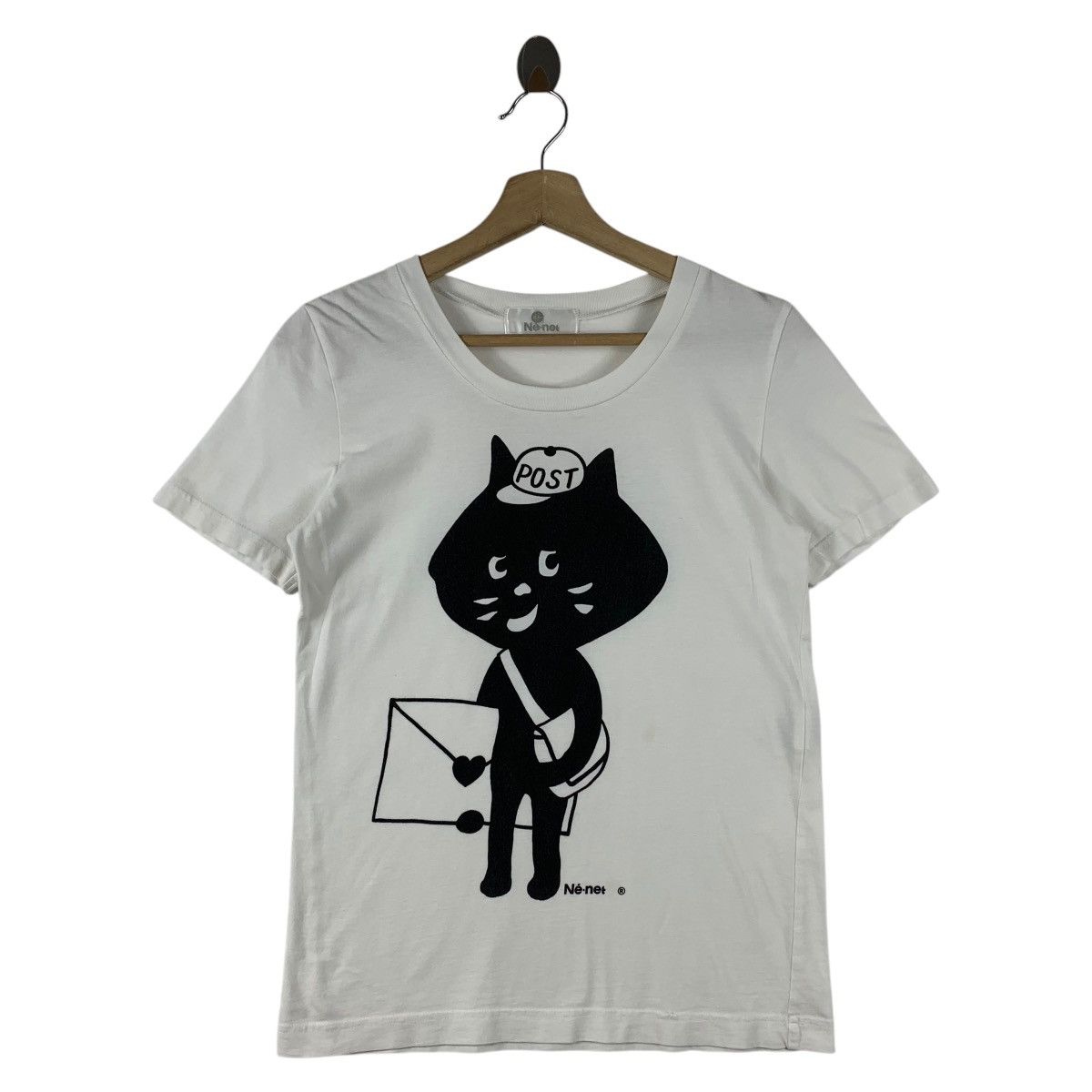 Issey Miyake × Japanese Brand × Ne-Net NE-NET By ISSEY MIYAKE ne net logo japanesebrand tee Size US XS / EU 42 / 0 - 1 Thumbnail