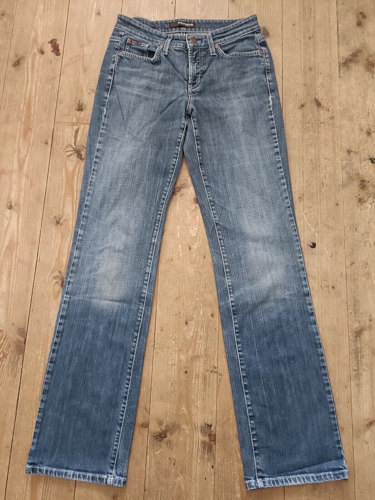 Vintage Cambio women's jeans denim blue size M trousers sk2411 Size 28" / US 6 / IT 42 - 1 Thumbnail