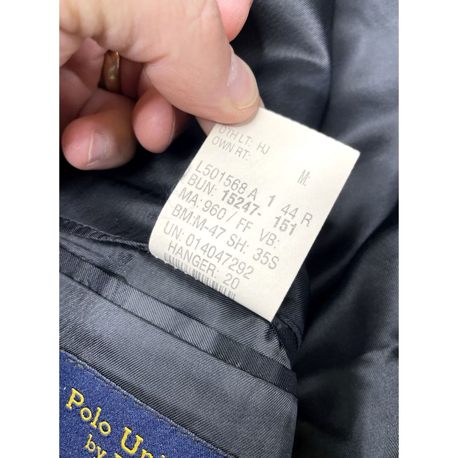 Vintage VINTAGE Polo University Club Wool Blazer Jacket 44R Charcoal Gray Mens Size US XXL / EU 58 / 5 - 4 Thumbnail