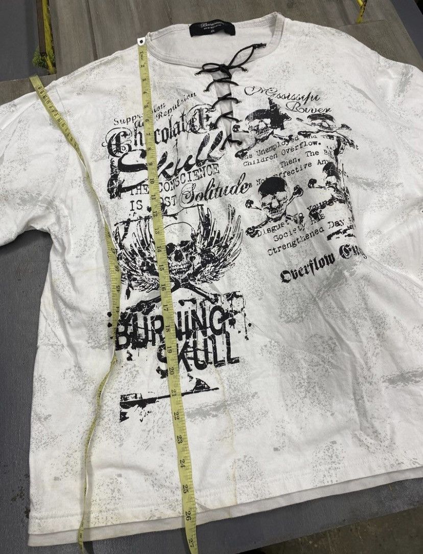 Hysteric Glamour × If Six Was Nine × Japanese Brand burning skull beaumere tshirt double layer ifsx lgb Size US L / EU 52-54 / 3 - 11 Thumbnail