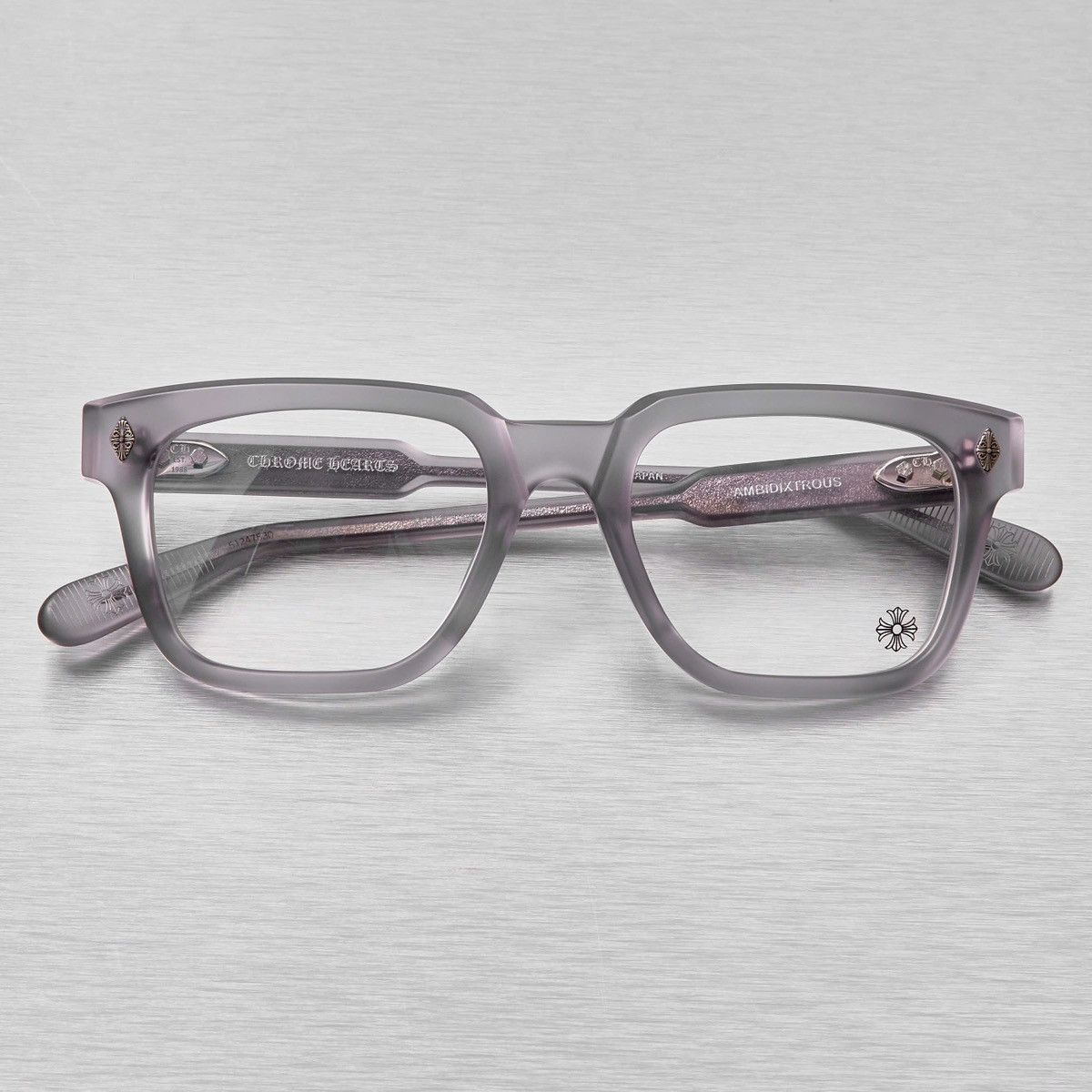 Chrome Hearts CHROME HEARTS AMBIDIXTROUS MATTE GRAPHITE GLASSES Size ONE SIZE - 6 Thumbnail