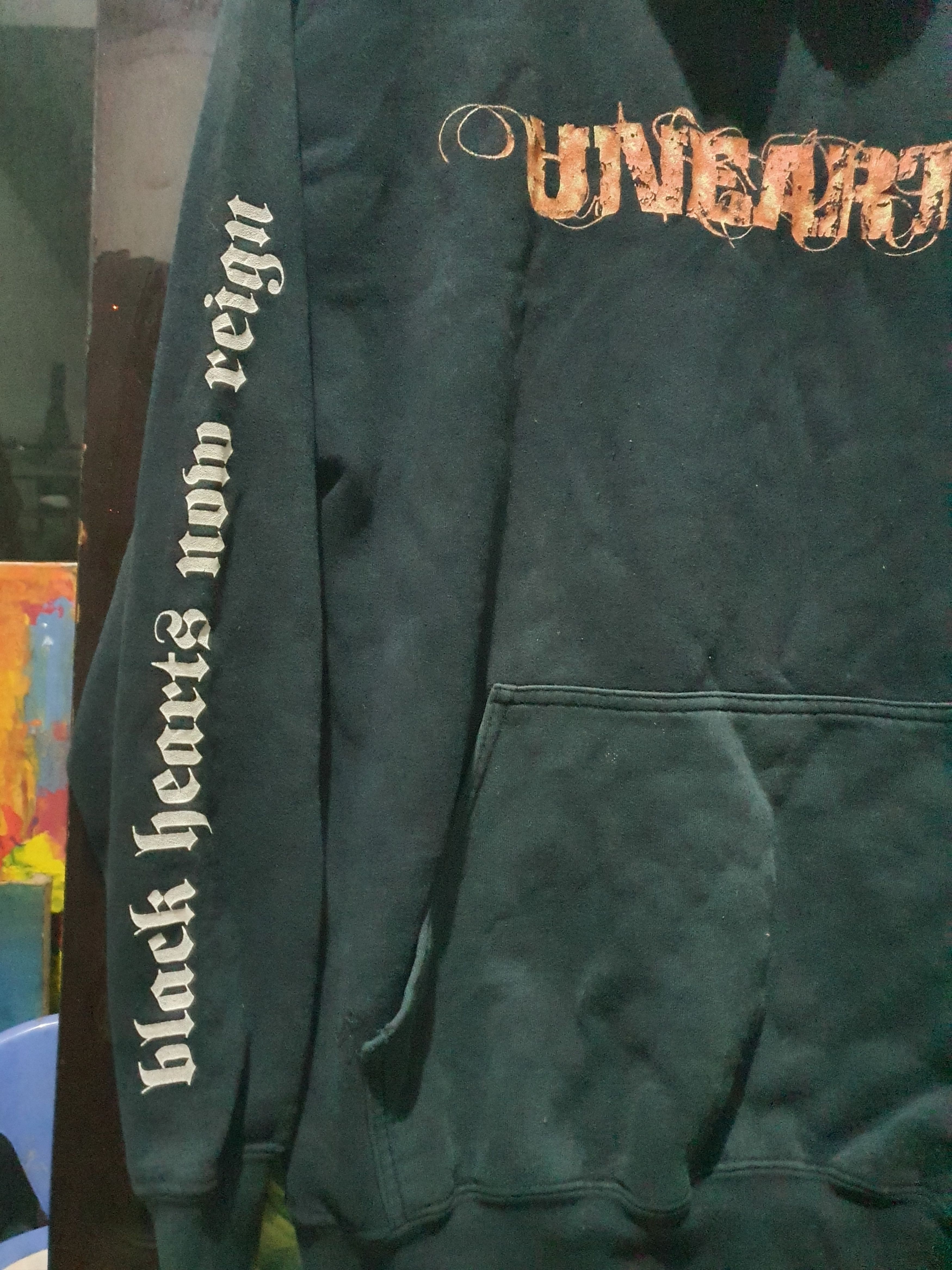 Band Tees Vtg Unearth hoodie Lamb of God Rammstein Morbid Angel Slayer Size US M / EU 48-50 / 2 - 2 Thumbnail