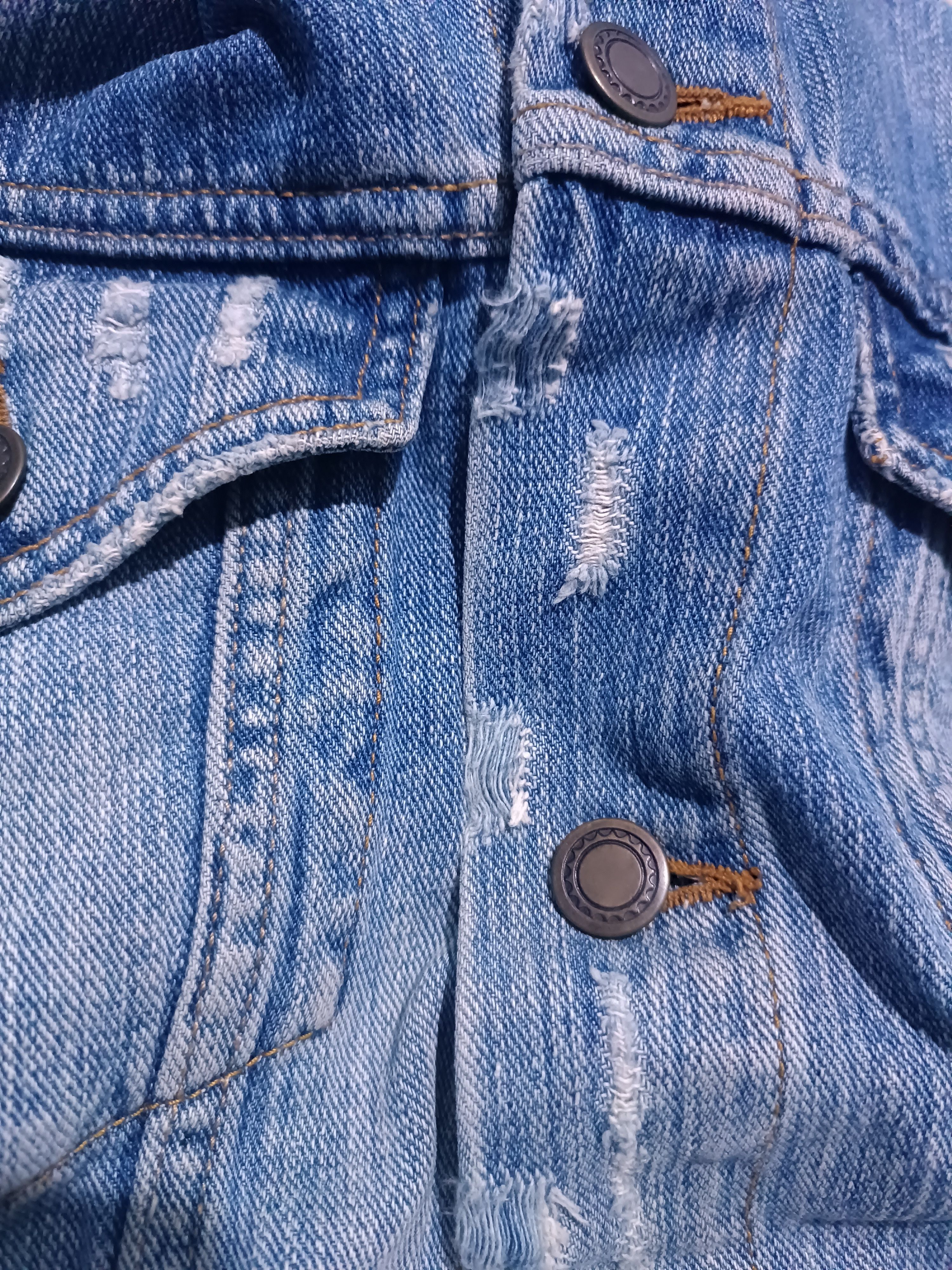 14th Addiction Japanese Ripped Denim Jacket Slim LGB ifsixwasnine Style Size US M / EU 48-50 / 2 - 5 Thumbnail