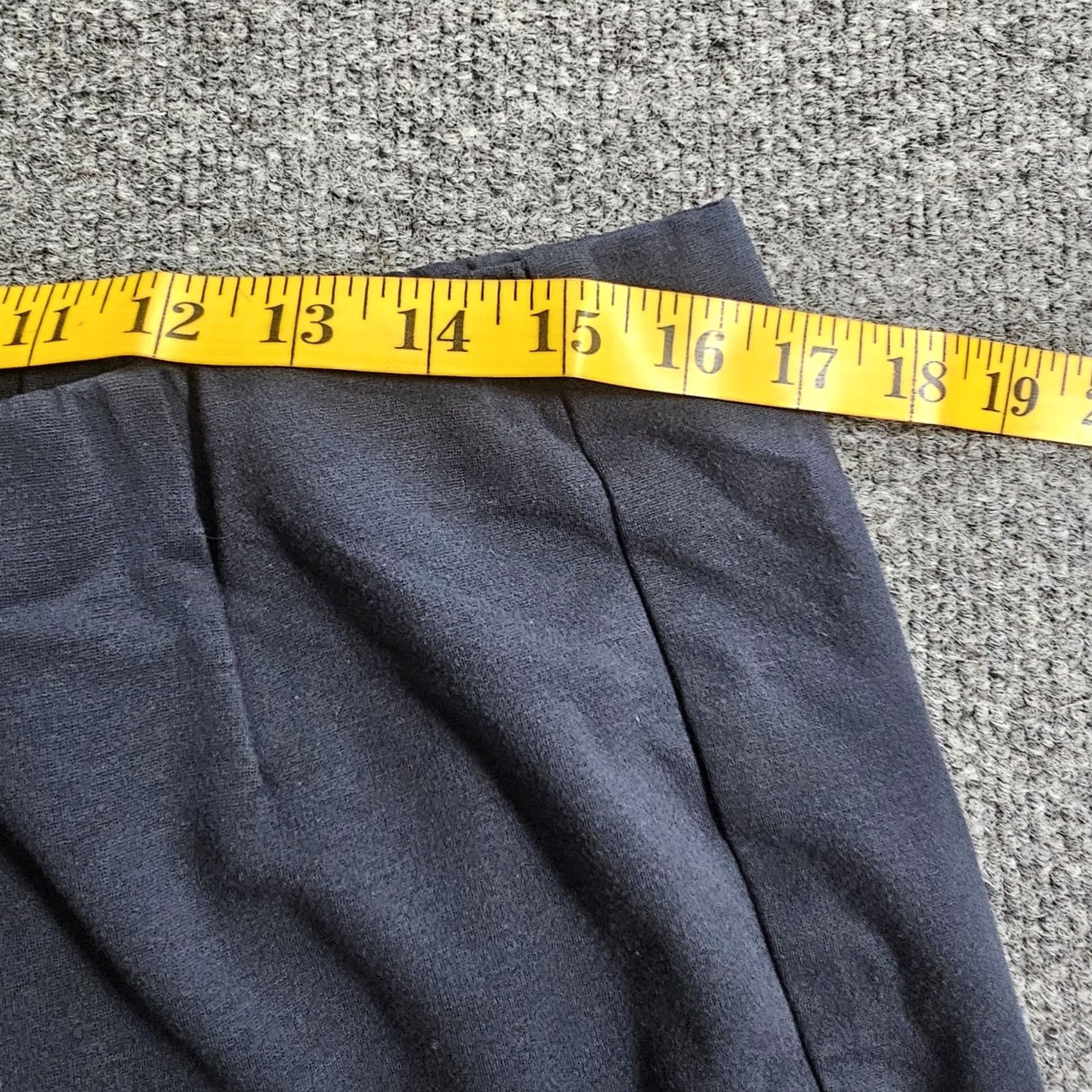 J. Jill J Jill Pants Womens Large Blue Ponte Slim Leg Elastic Waist Stretch Casual Basic Size 36" / US 14 / IT 50 - 4 Thumbnail