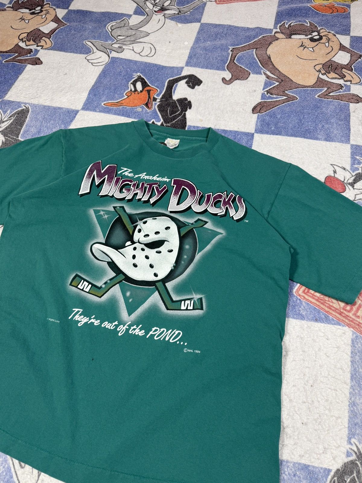 NHL Vintage mighty ducks tee Size US XL / EU 56 / 4 - 2 Thumbnail