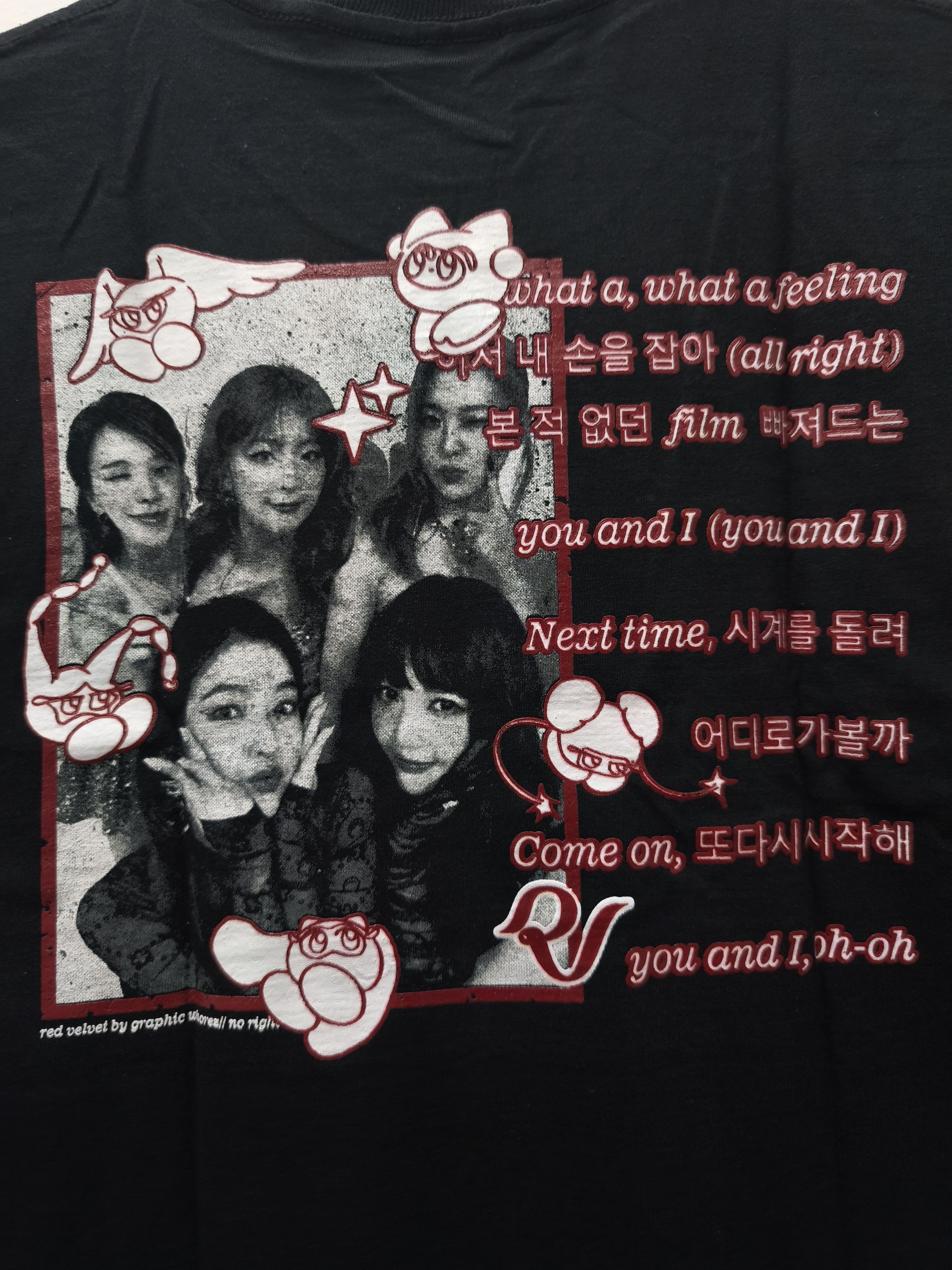 Rap Tees Red Velvet x Have Heart Mashup Fanmade T-shirt Size US XL / EU 56 / 4 - 7 Thumbnail