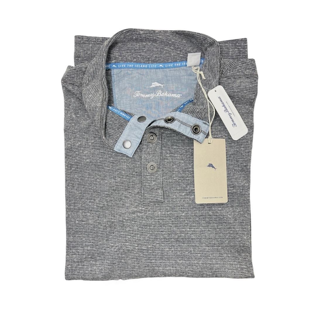Tommy Bahama Tommy Bahama Mens Grey Big And Tall Half Snap Mock Neck Swea Size US XXL / EU 58 / 5 - 3 Thumbnail
