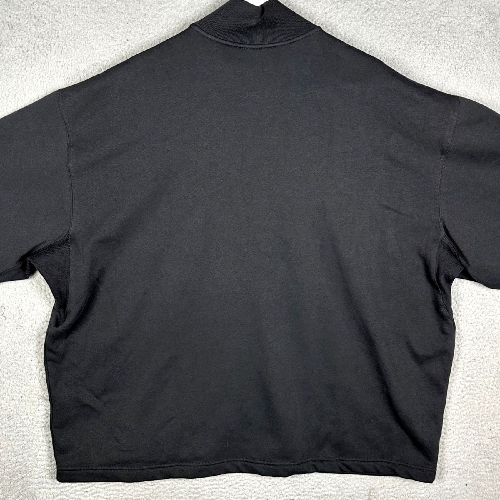 Adidas Adidas Sweatshirt Womens XL Black Quarter Zip Oversized Long Sleeve Pullover EUC Size XL / US 12-14 / IT 48-50 - 2 Thumbnail
