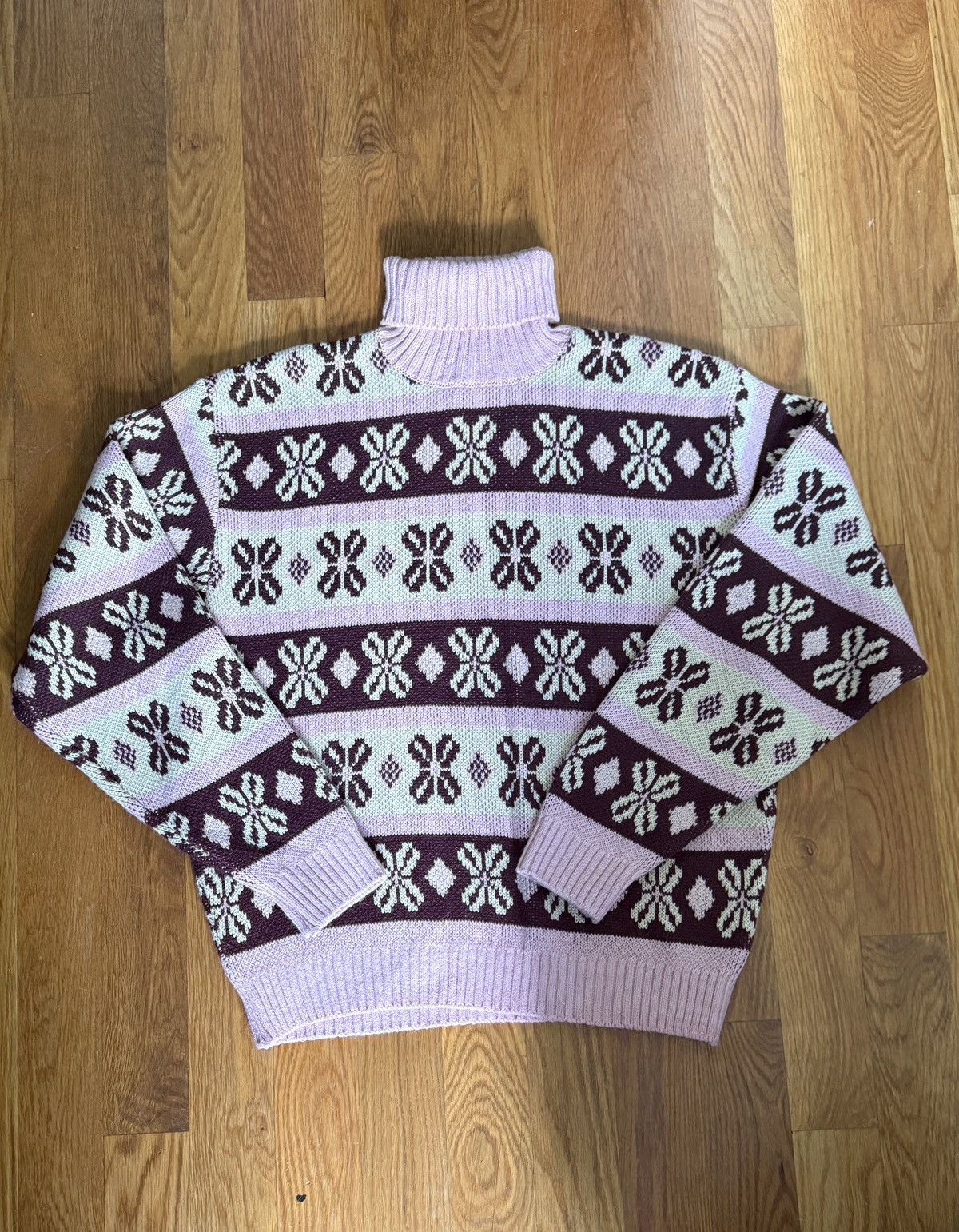 Kapital KAPITAL 5G ECO KNIT KONA BEAN STRIP HIGH NECK SWEATER Size US L / EU 52-54 / 3 - 1 Thumbnail