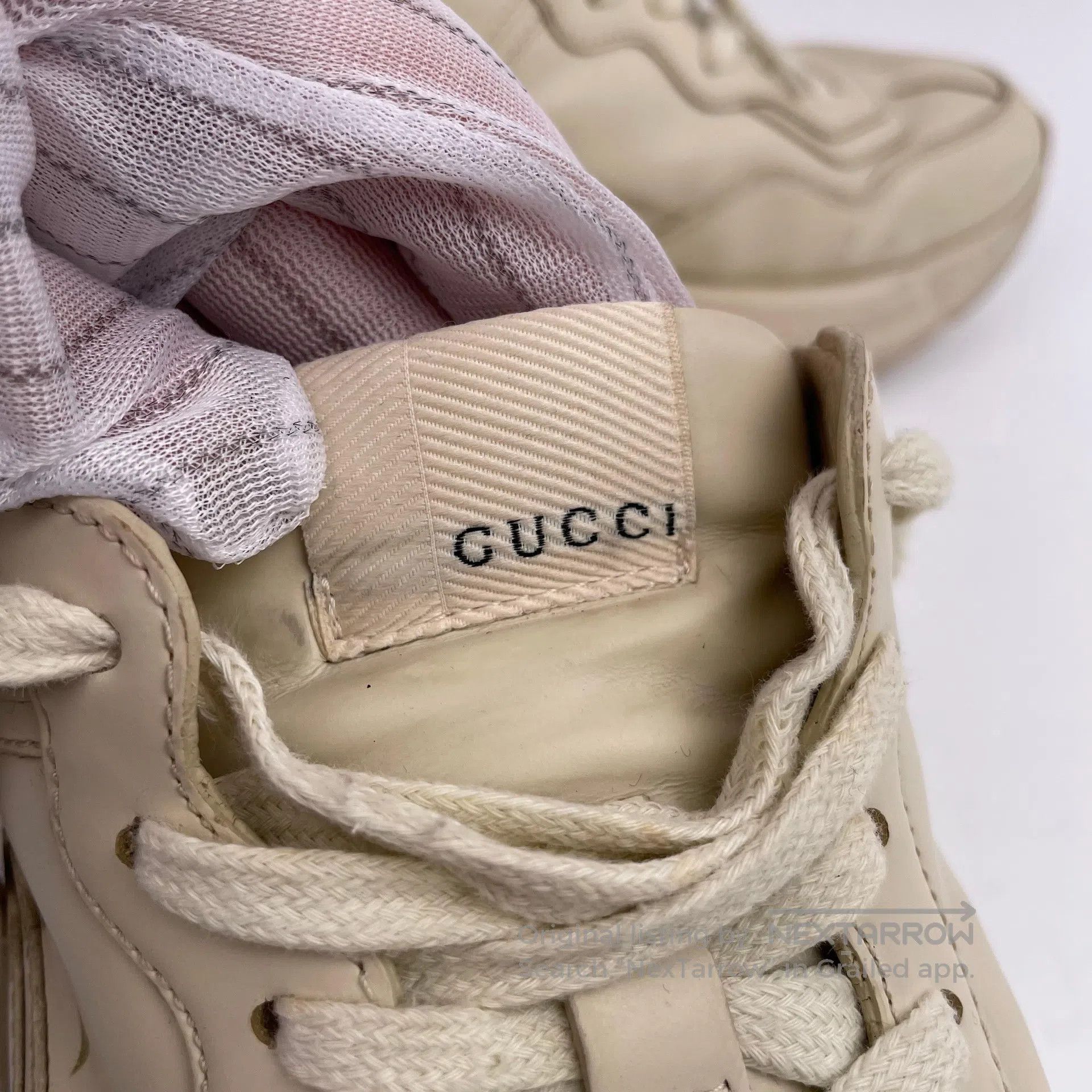 Gucci Guicci Beige Rhyton Dad Shoes| Size US 5 / EU 37 - 6 Thumbnail