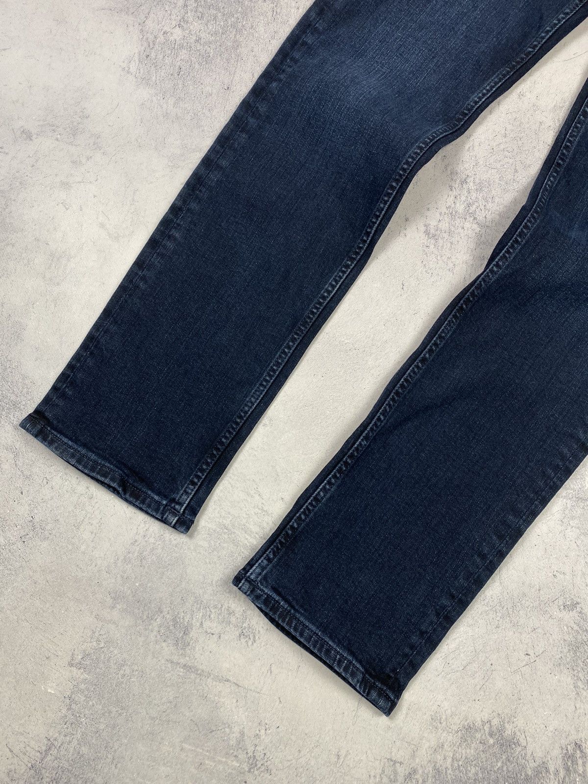 Designer × Tommy Hilfiger Tommy Hilfiger Denton Stretch Straight Fit Dark Blue Jeans Size US 32 / EU 48 - 8 Thumbnail