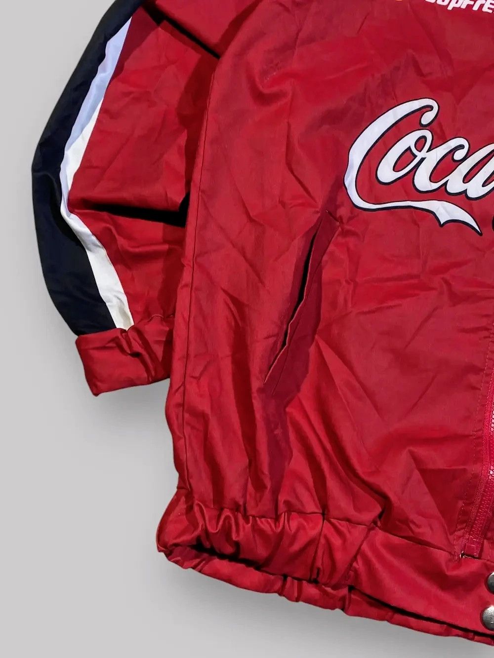 Vintage 💀🔥 COCA COLA 💥💸 Unisex Adults Y2K Racing Jacket Vintage Size US S / EU 44-46 / 1 - 4 Thumbnail